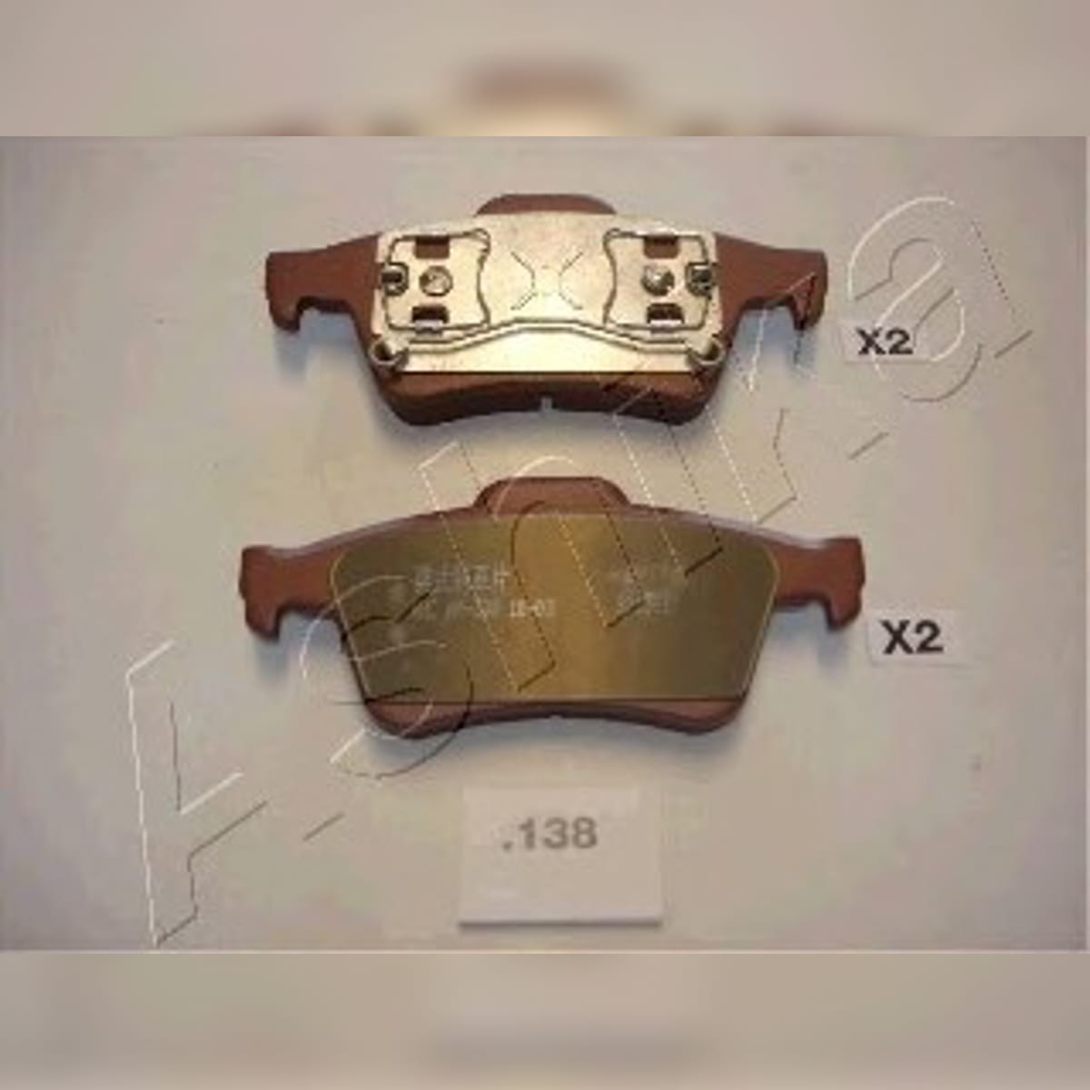 Деталь Колодки тормозные дисковые ASHIKA
