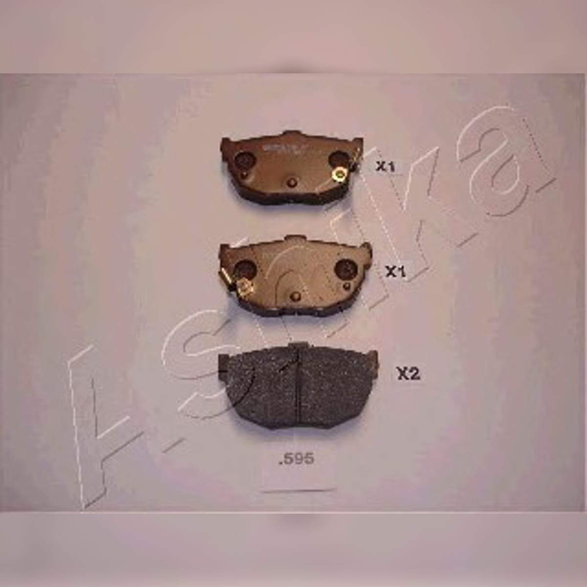Деталь Колодки тормозные дисковые ASHIKA
