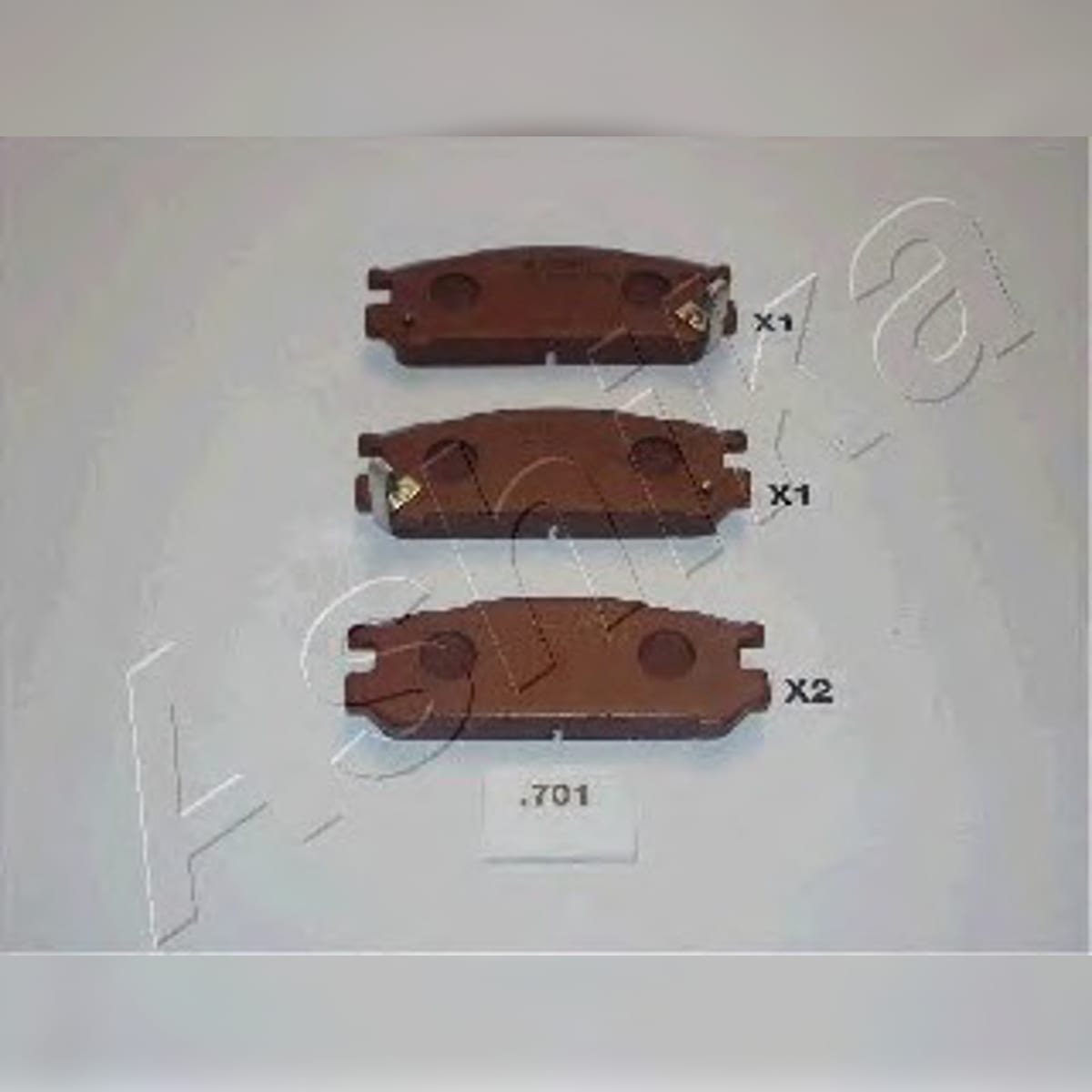 Деталь Колодки тормозные дисковые ASHIKA