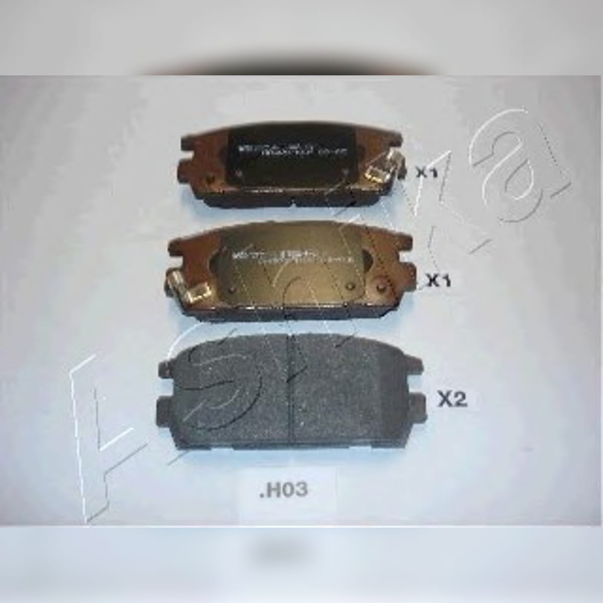Деталь Колодки тормозные дисковые ASHIKA