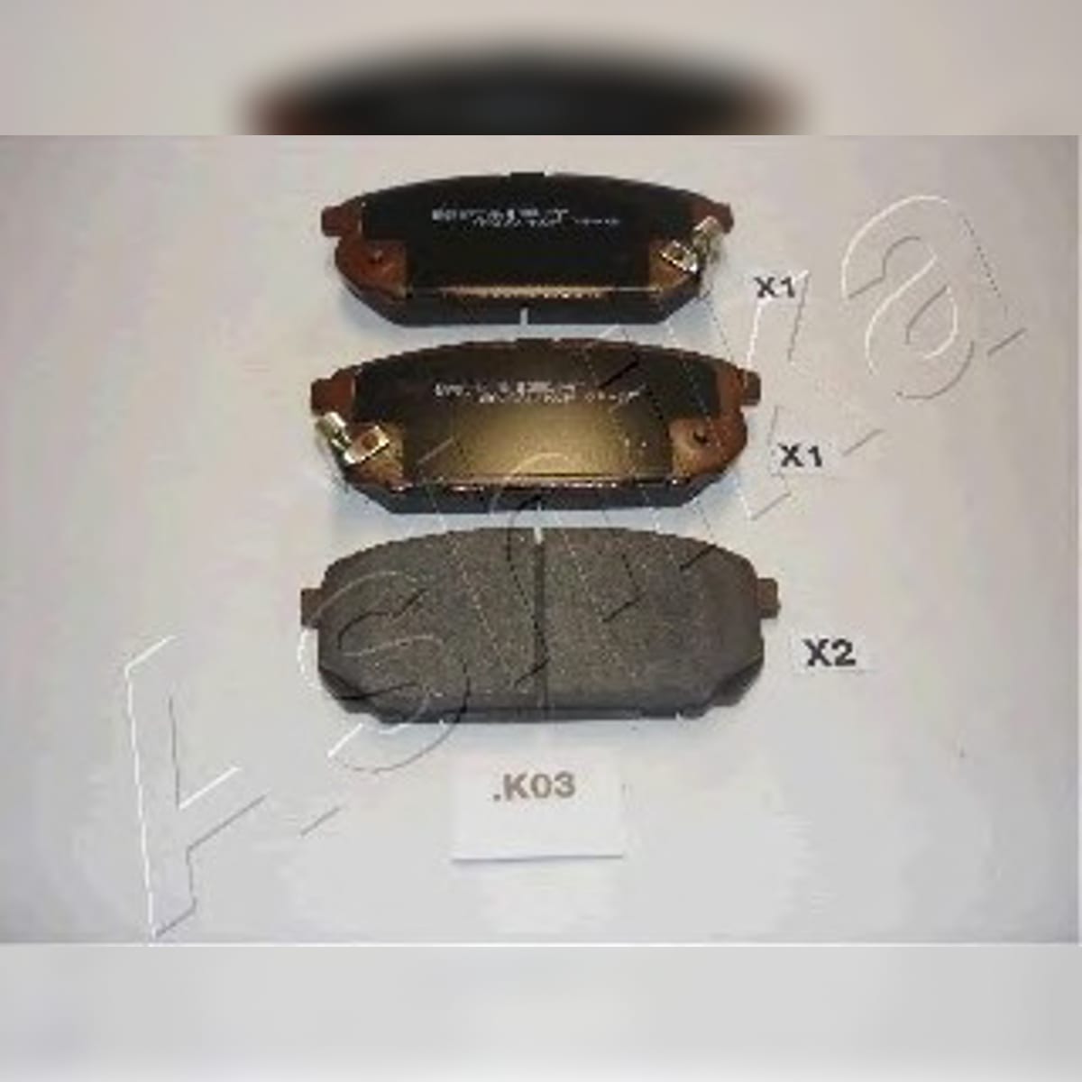 Деталь Колодки тормозные дисковые ASHIKA
