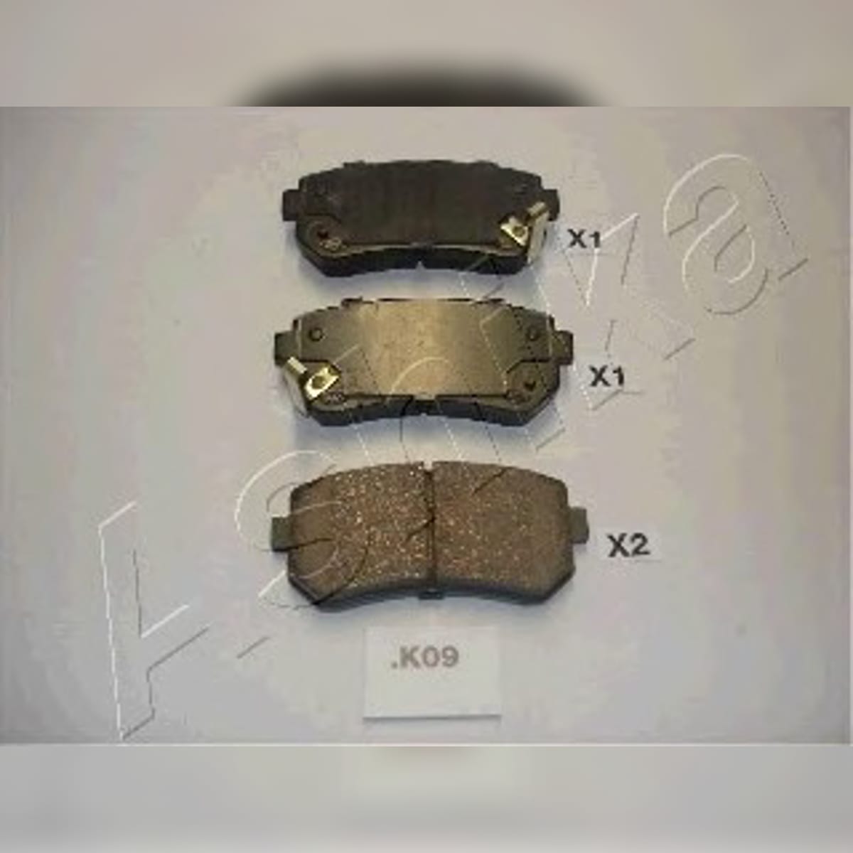 ASHIKA Колодки тормозные дисковые