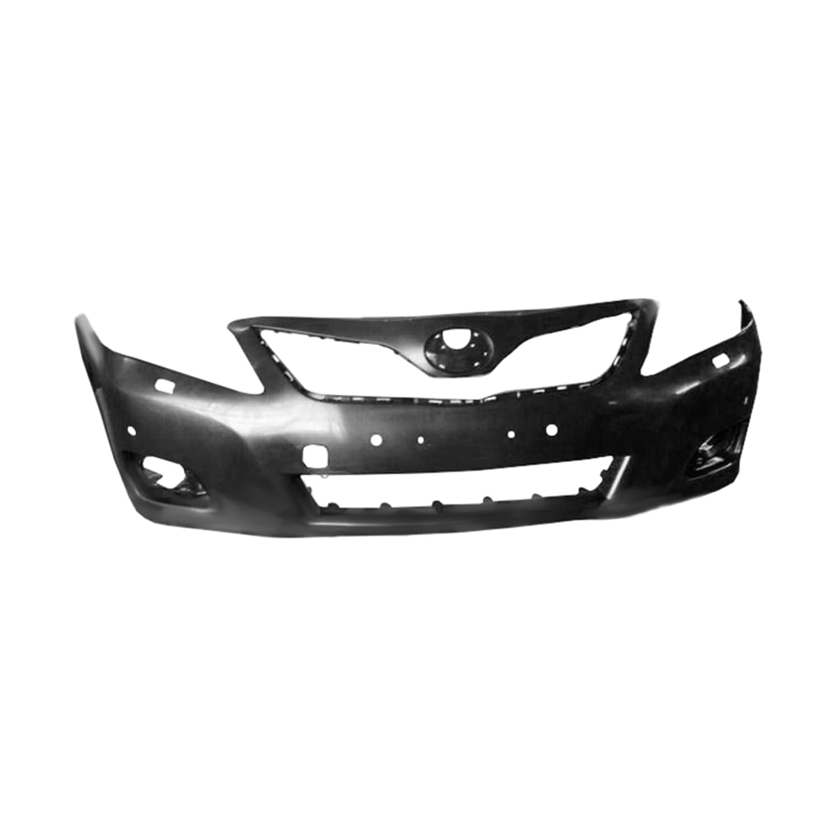 Бампер передний Toyota Camry (XV40) 09-11 / Camry UAE/USA 09-11 (Под омыватели фар/ Под ПТФ/ Под сонары(парктроники)/ С отверстием под крюк)
