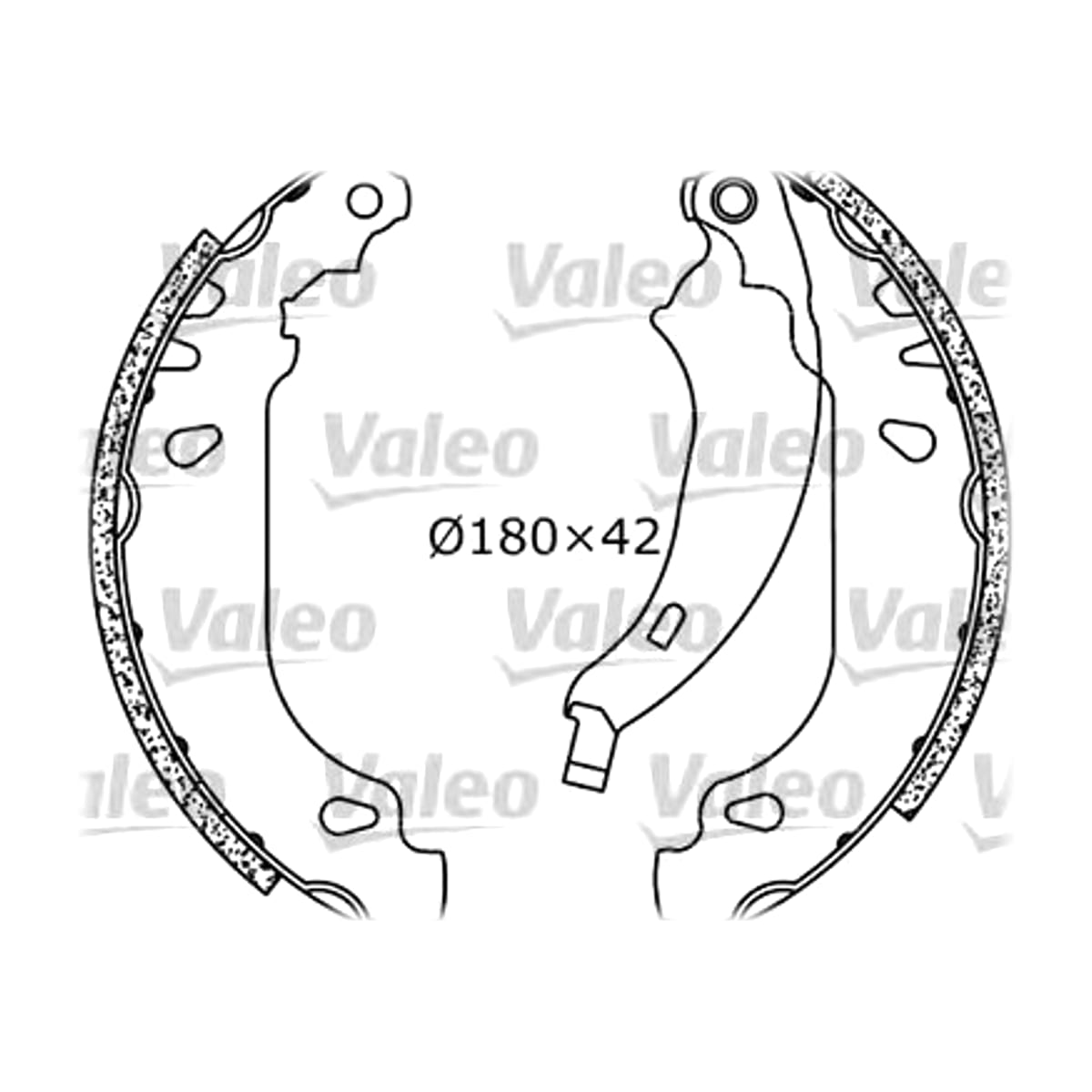 Деталь Комплект тормозных колодок (бар. сис-ма) VALEO