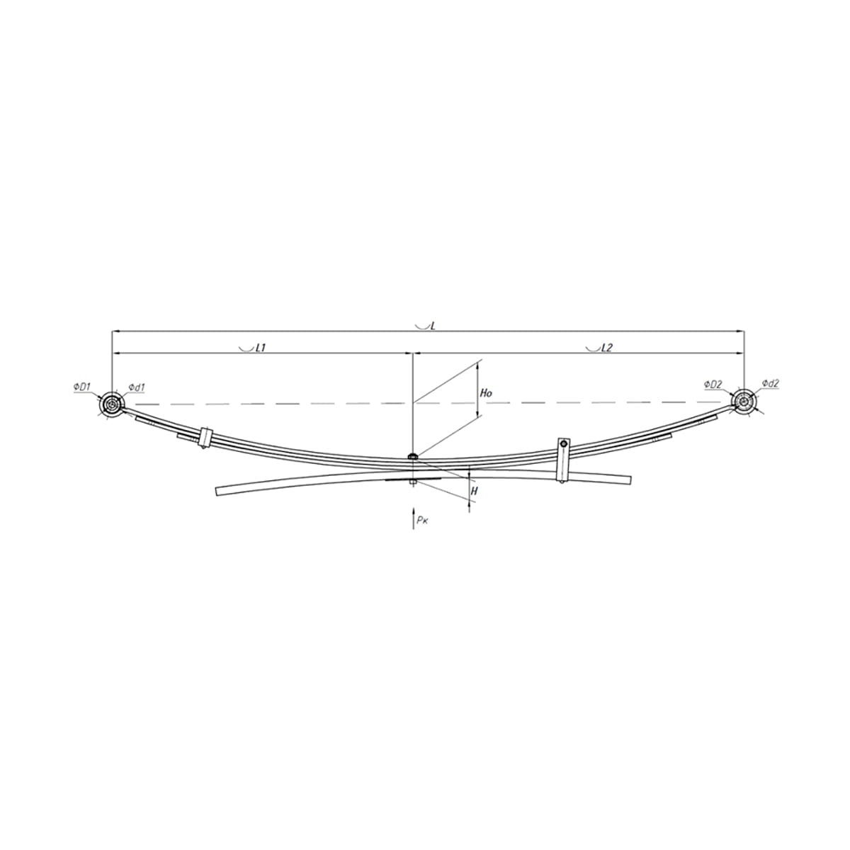 ЧМЗ Лист рессоры Nissan Navara 04-15 600804NS291210110