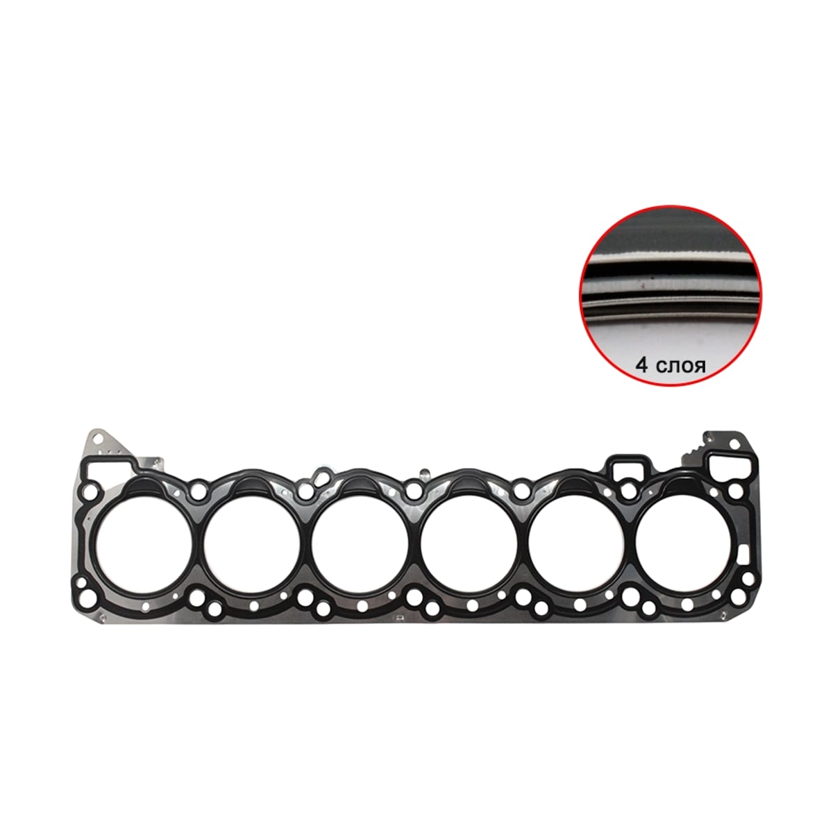 VICTOR REINZ Прокладка головки блока цилиндров Nissan Patrol 87-10 RD28T;RD28TI 615276020