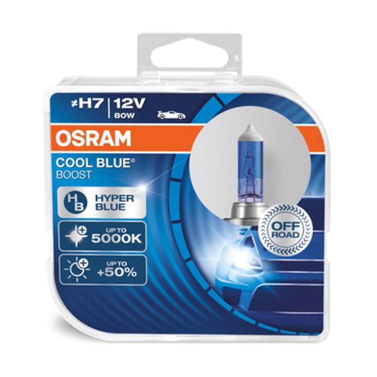 Деталь Комплект ламп H7 12V 80W PX26d COOL BLUE BOOST цветовая температура 5000К 2шт.(1к-т) OSRAM