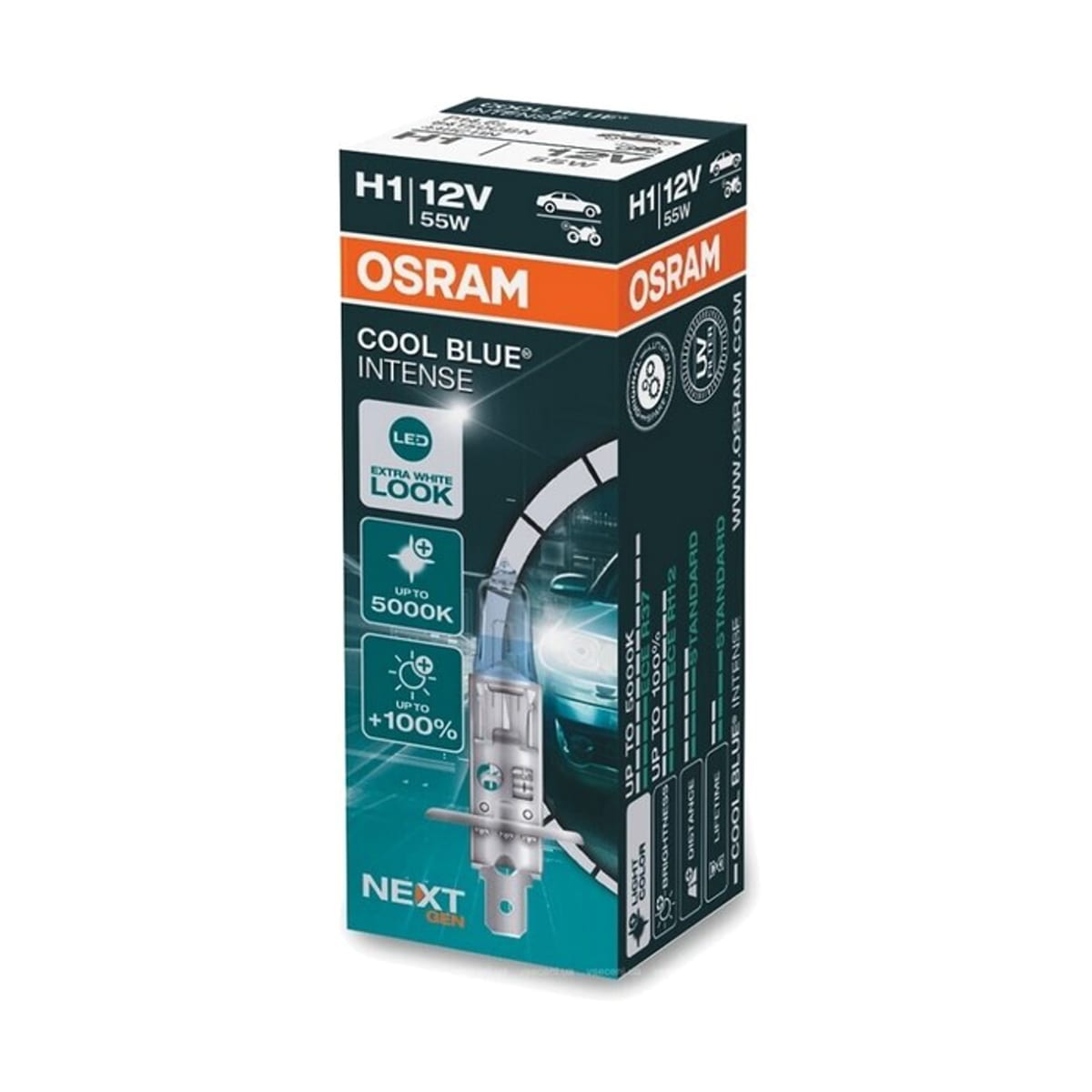 Деталь Лампа H1 12V 55W P14.5s COOL BLUE INTENSE (next generation) 5000К OSRAM