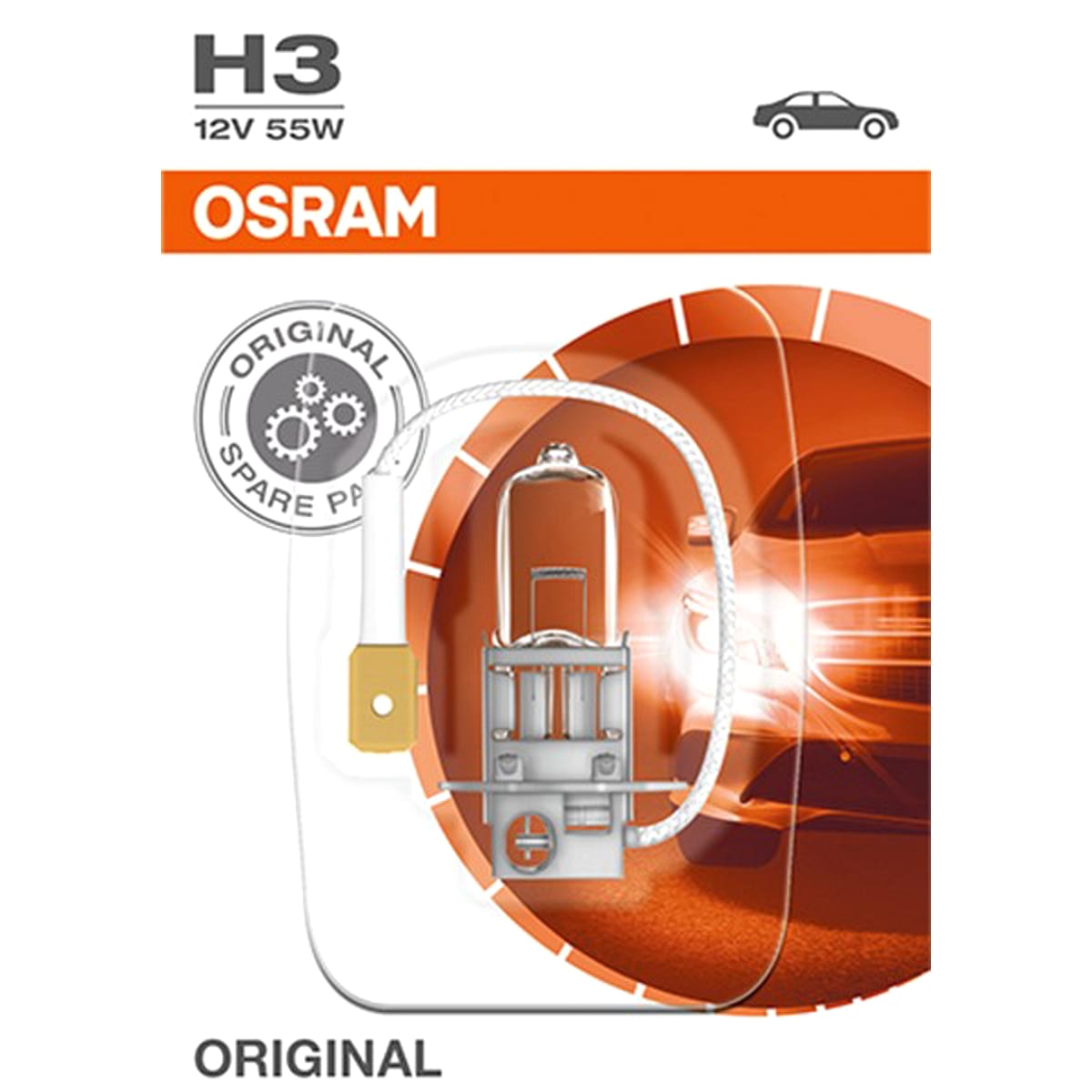 Деталь Лампа H3 12V 55W PK22s ORIGINAL LINE качество оригинальной з/ч (ОЕМ) 1 шт OSRAM