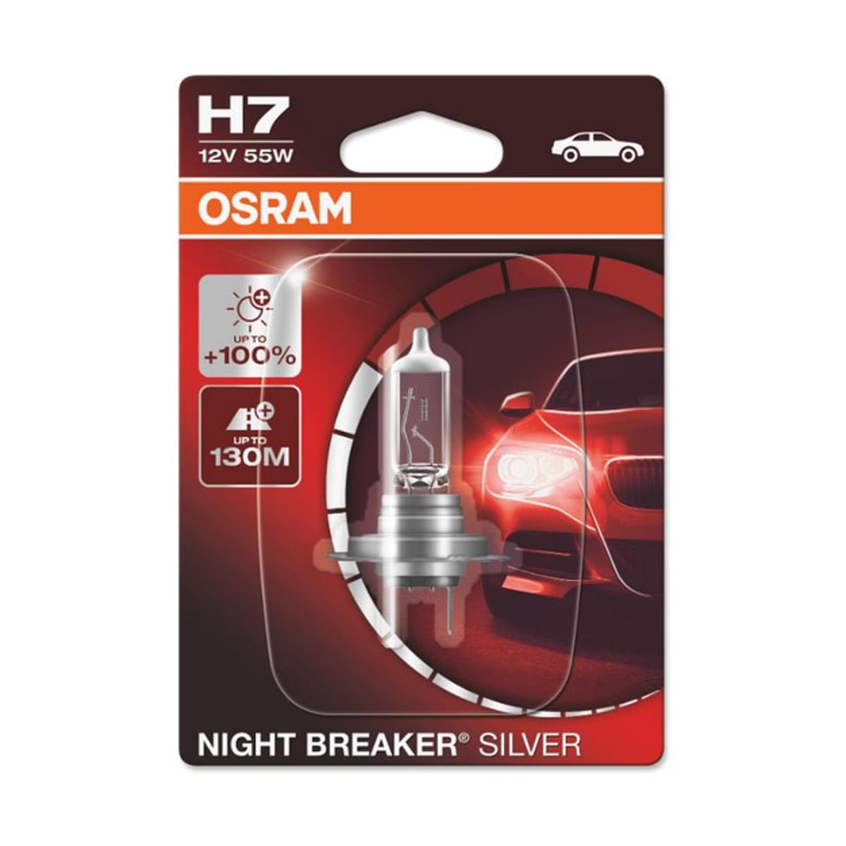 Деталь Снят, замена 64210NBS-1BL Лампа NIGHT BREAKER SILVER +100% H7 55W/12V PX26D BLI1 OSRAM