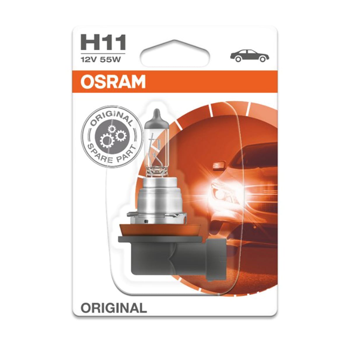 Деталь Лампа H11 12V 55W PGJ19-2 ORIGINAL LINE качество оригинальной з/ч (ОЕМ) 1 шт. OSRAM