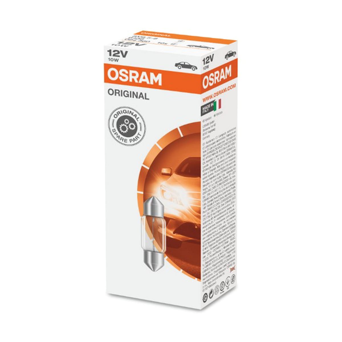 Деталь Лампа C5W 12V 10W SV8.5-8 ORIGINAL LINE качество оригинальной з/ч (ОЕМ) 1 шт OSRAM