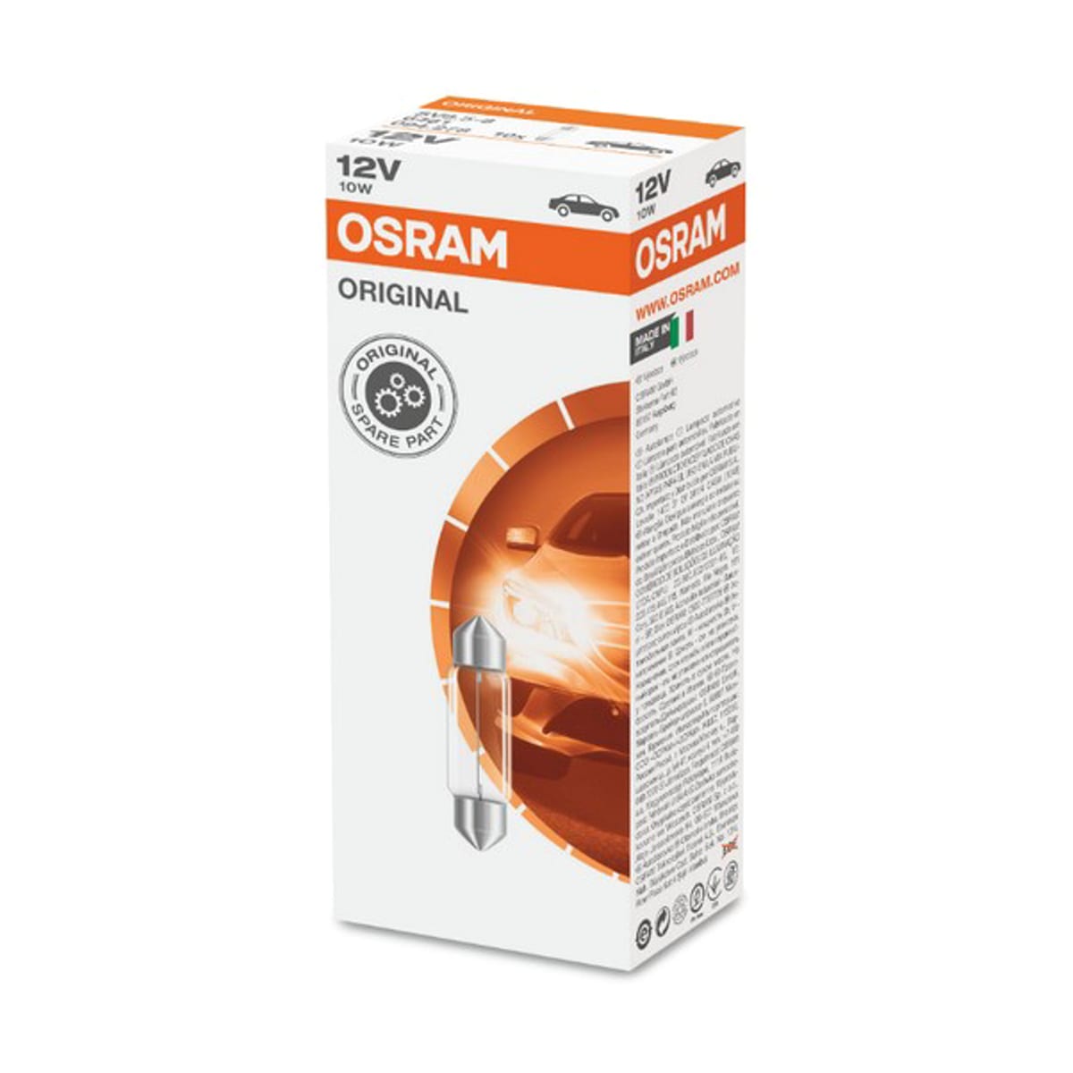 Деталь Лампа C5W 12V 10W SV8.5-8 ORIGINAL LINE качество оригинальной з/ч (ОЕМ) 1 шт. OSRAM