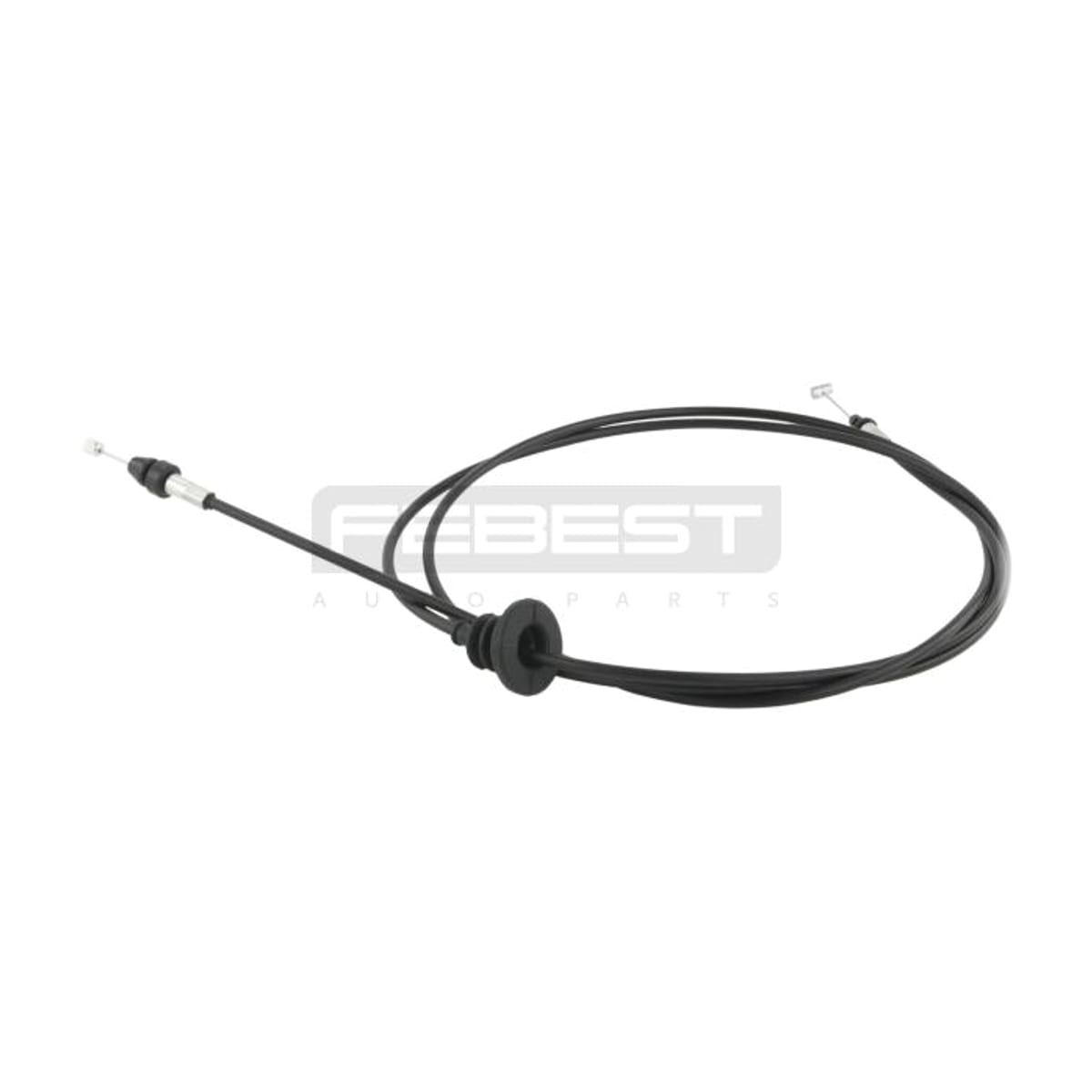 Деталь ТРОС ПРИВОДА ОТКРЫВАНИЯ ЗАМКА КАПОТА FEBEST