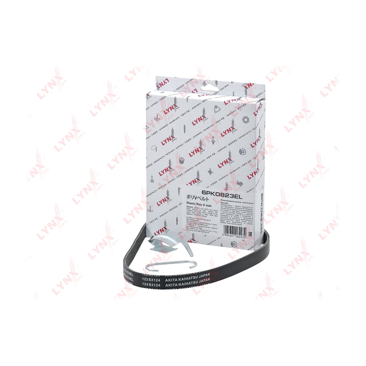 LYNXAUTO Ремень поликлиновой LADA GRANTA 2190-94/KALINA 2192-94/PRIORA 2170-72 6PK0823EL