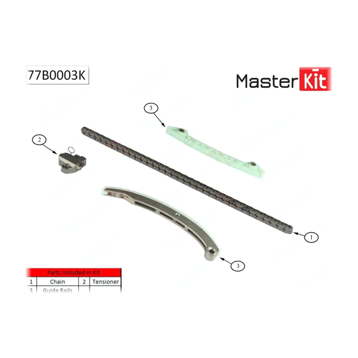 Деталь Комплект цепи ГРМ MASTER KIT