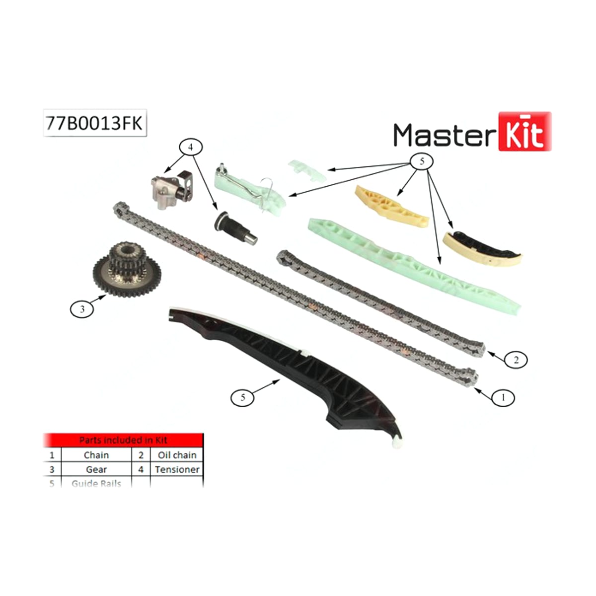 MASTER KIT Комплект цепи ГРМ
