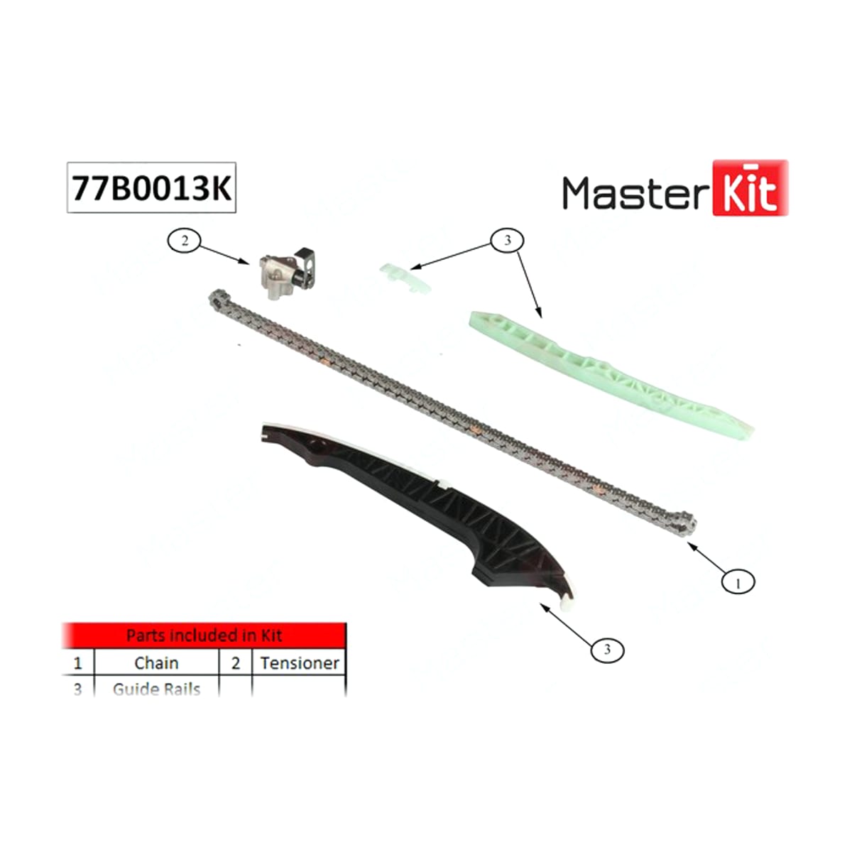 Деталь Комплект цепи ГРМ MASTER KIT
