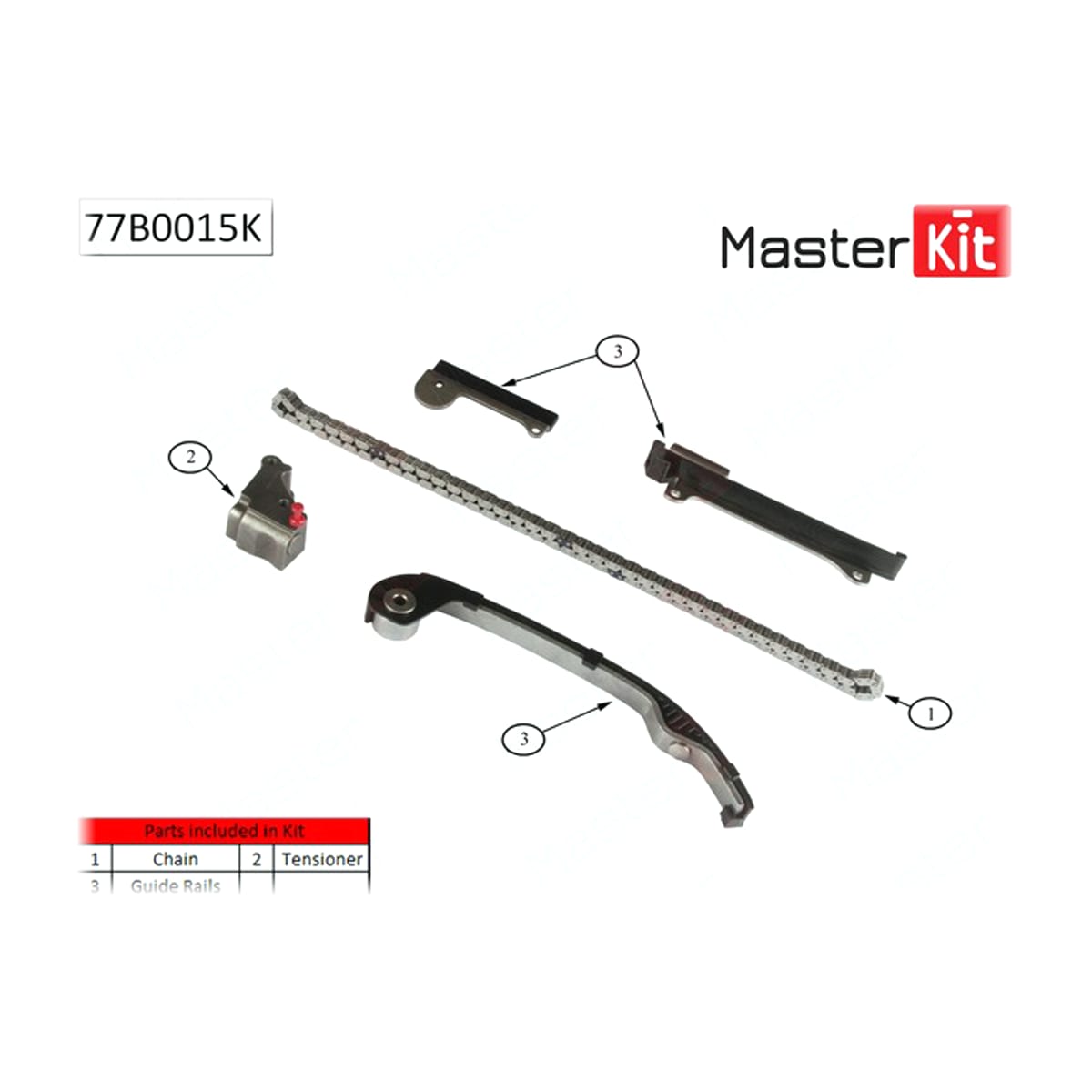 Деталь Комплект цепи ГРМ MASTER KIT