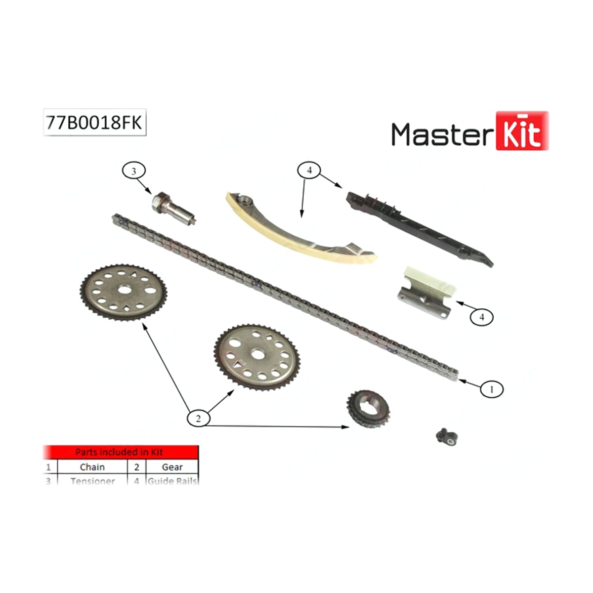 MASTER KIT Комплект цепи ГРМ