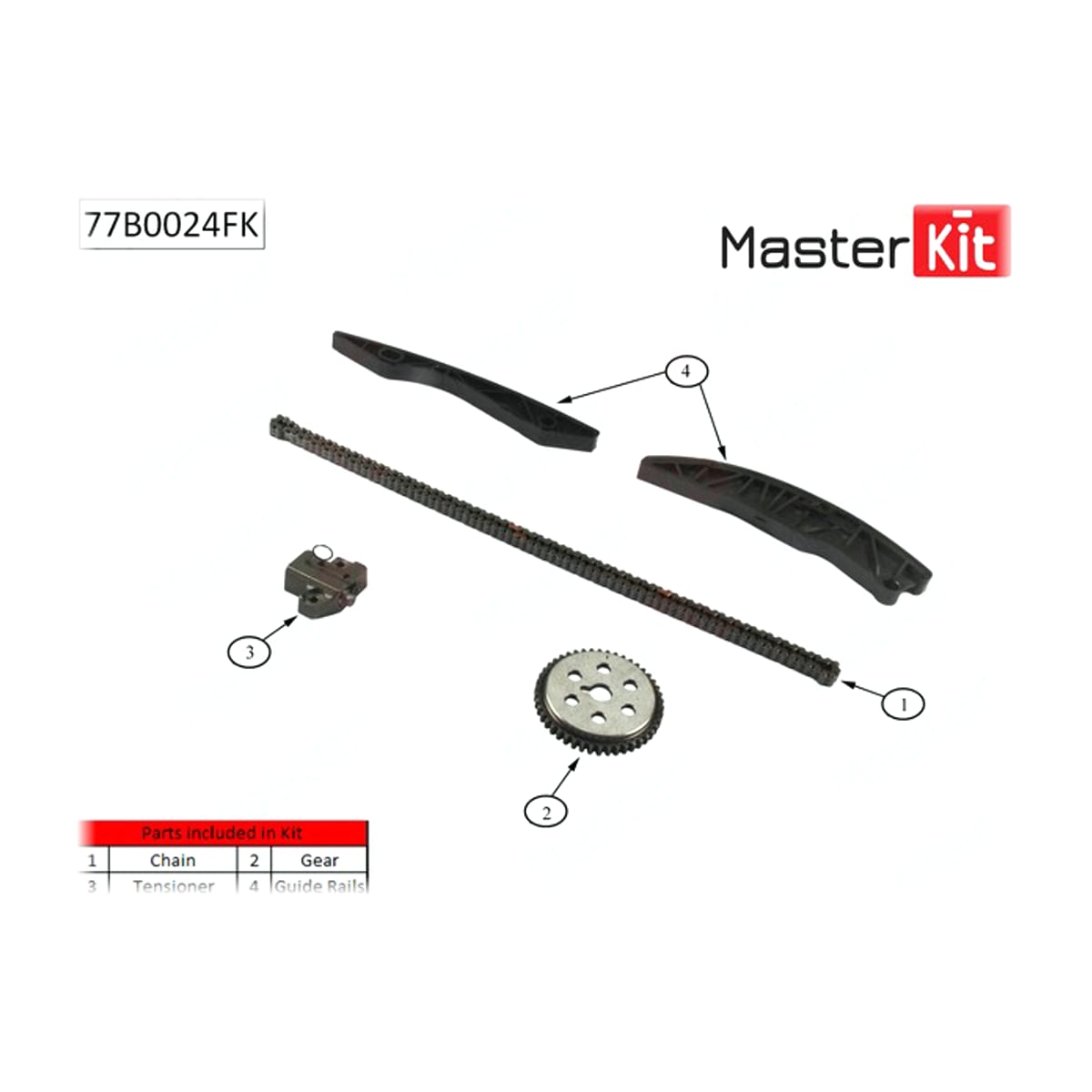 MASTER KIT Комплект цепи ГРМ