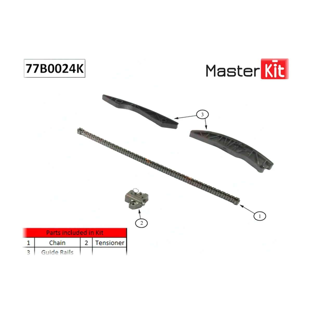 MASTER KIT Комплект цепи ГРМ