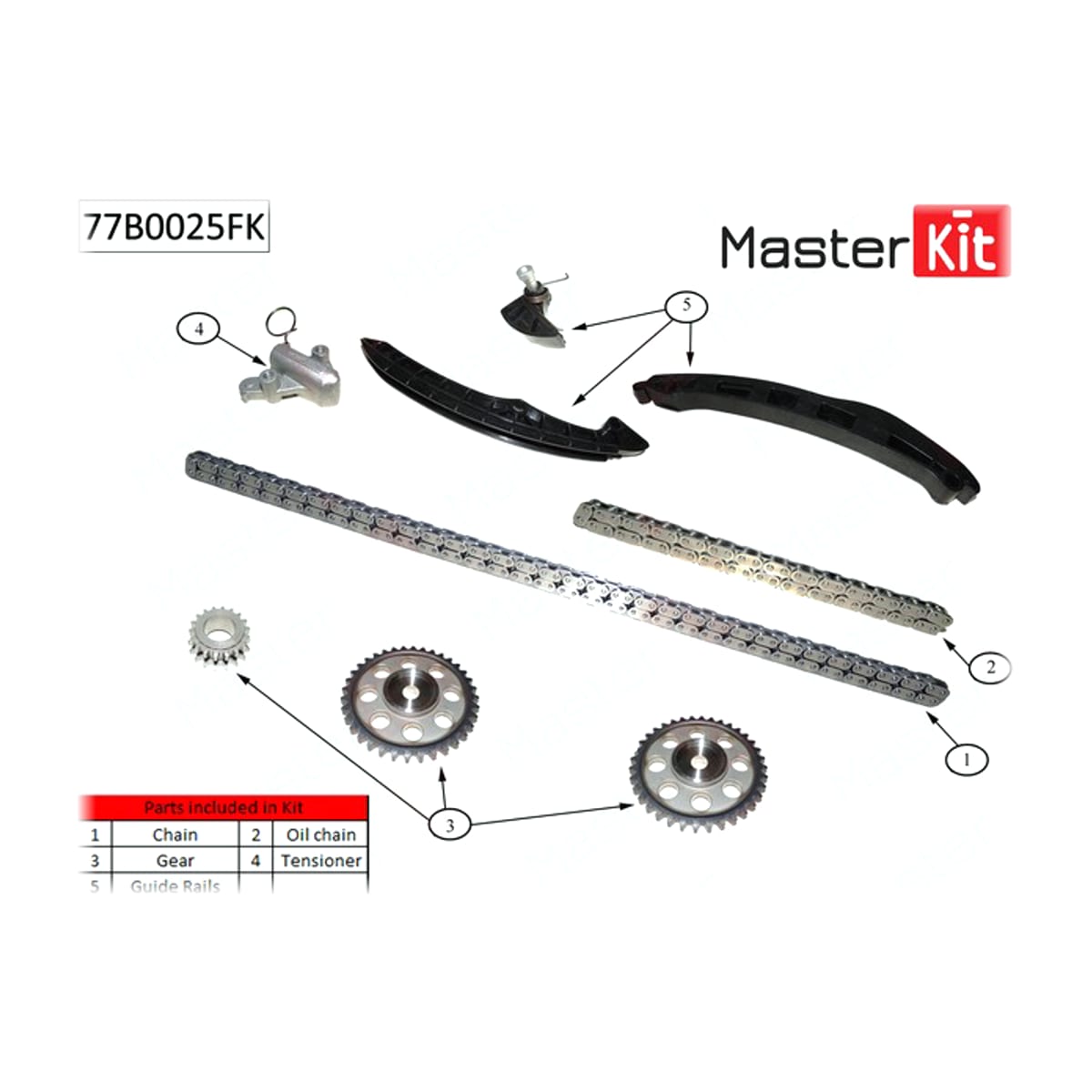 MASTER KIT Комплект цепи ГРМ