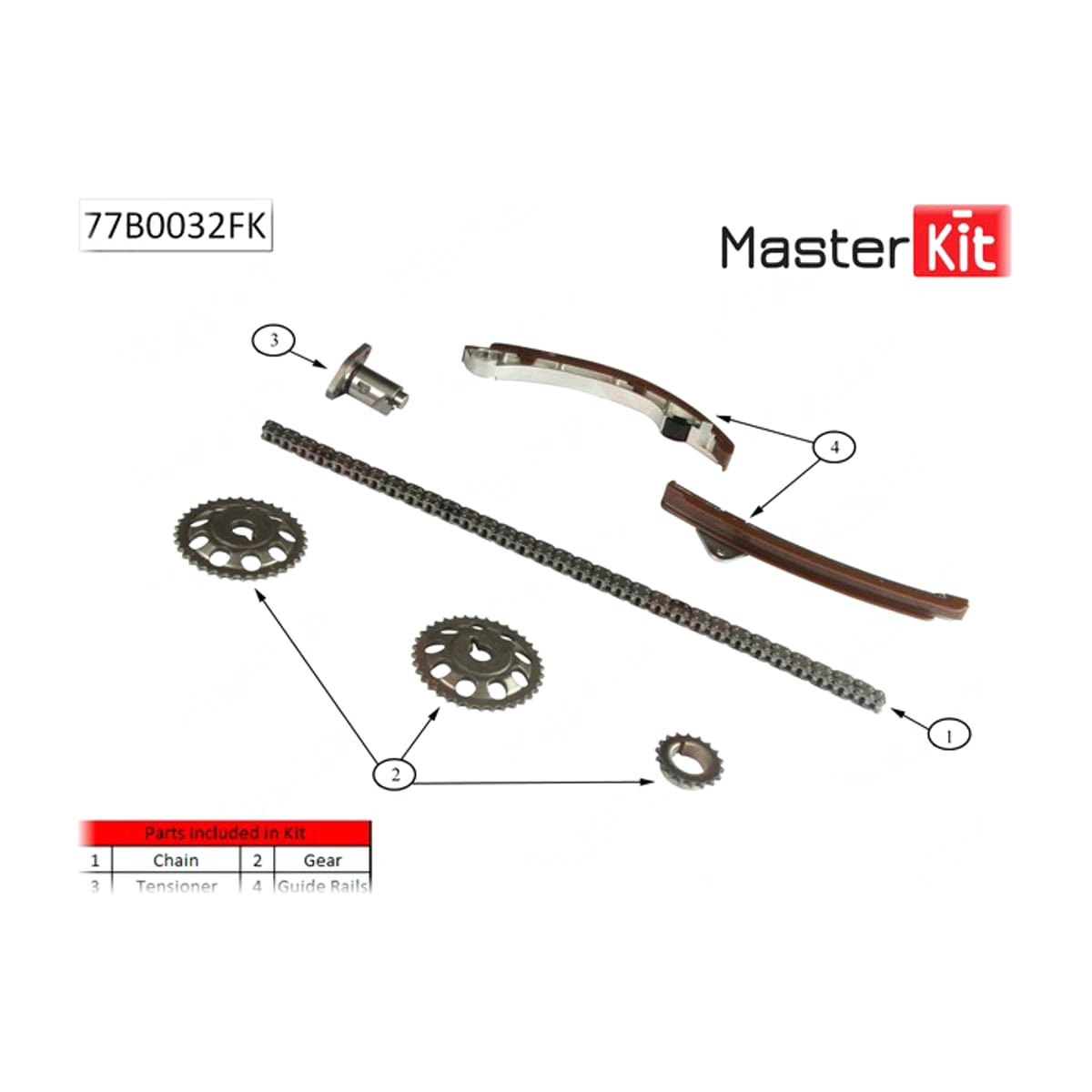 MASTER KIT Комплект цепи ГРМ