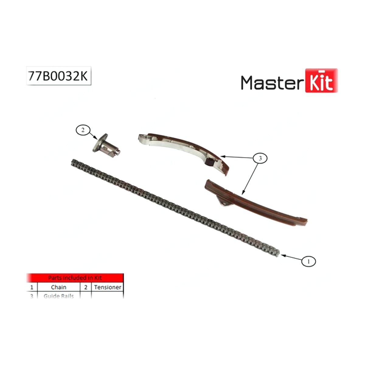 MASTER KIT Комплект цепи ГРМ
