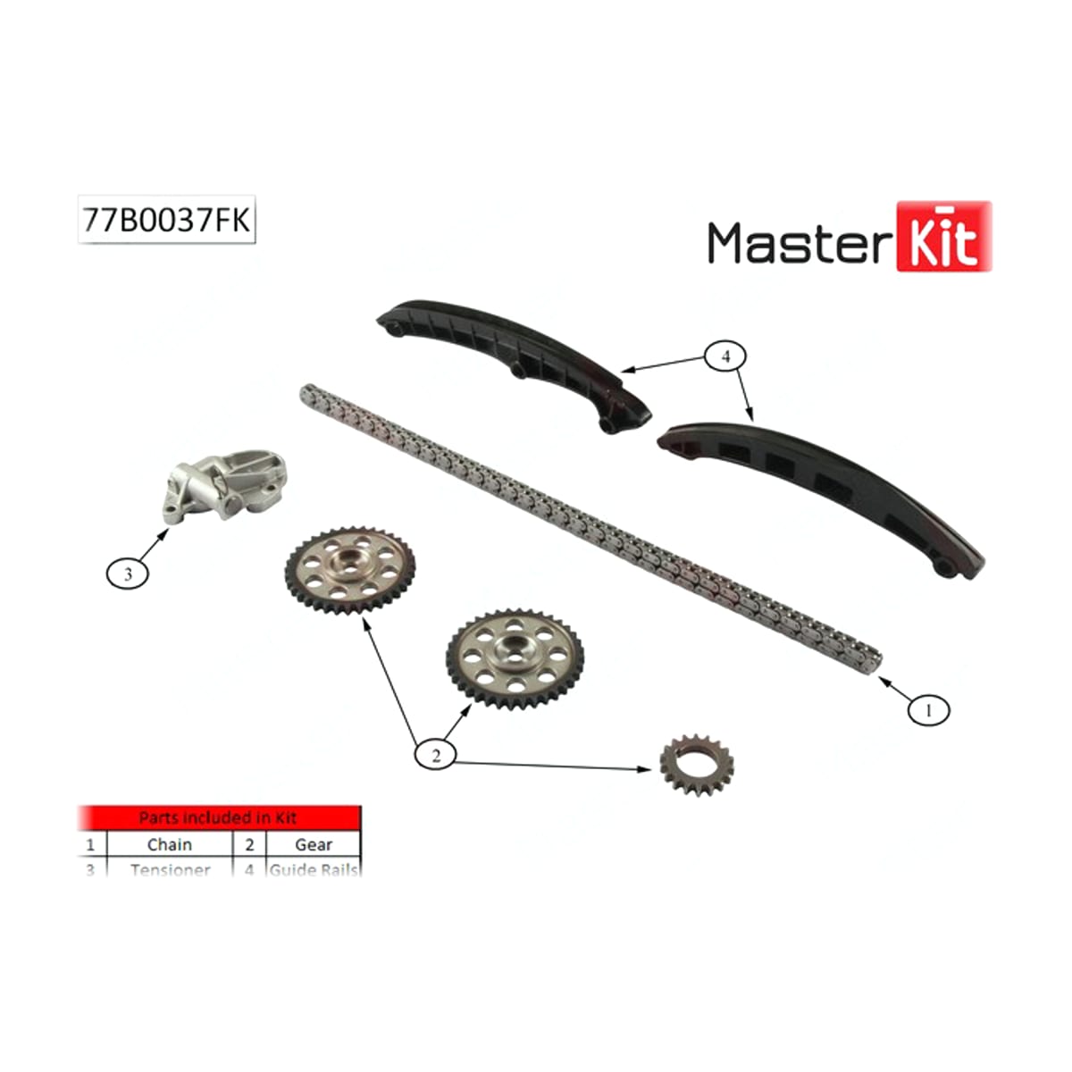 MASTER KIT Комплект цепи ГРМ