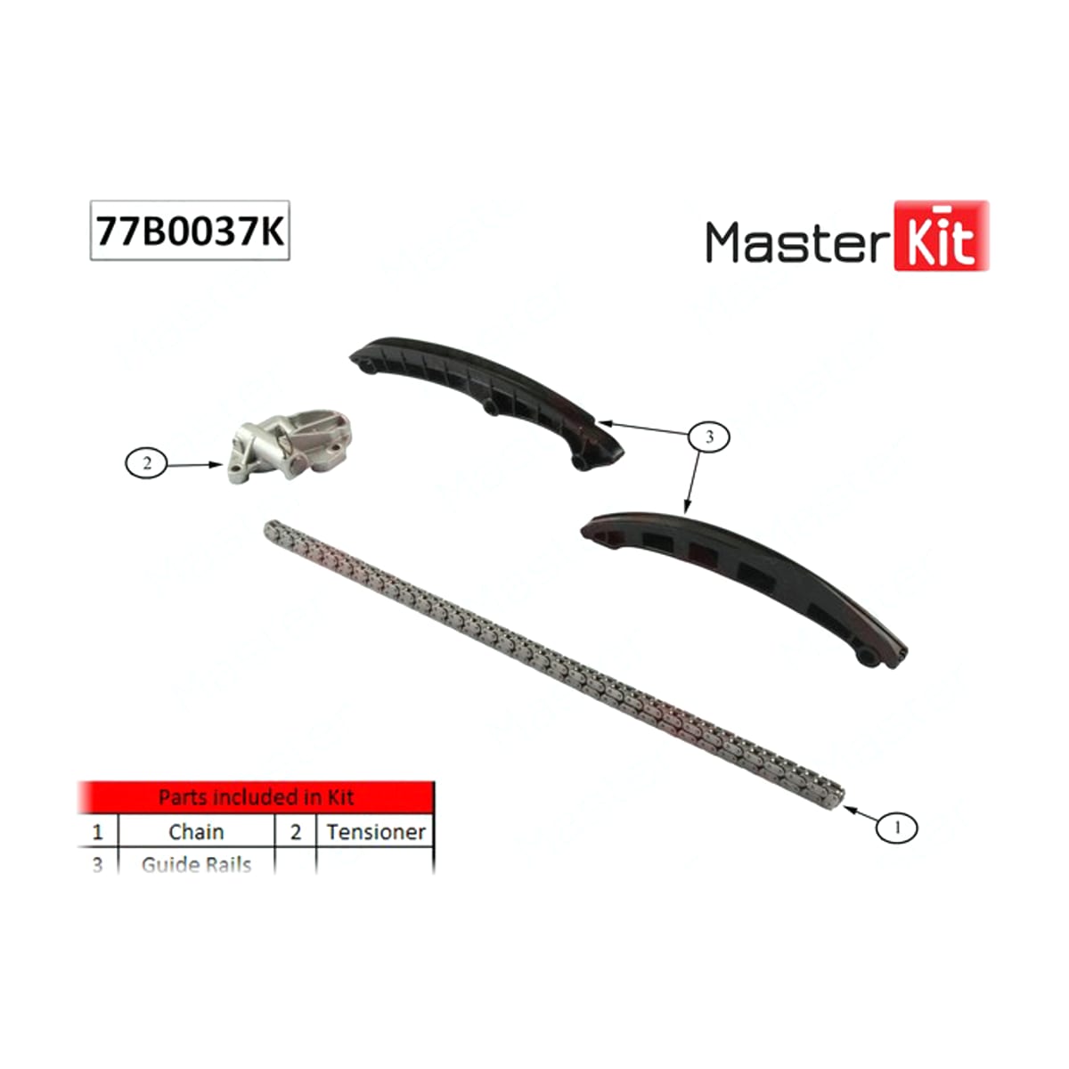MASTER KIT Комплект цепи ГРМ