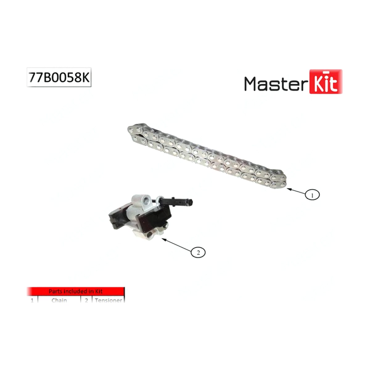 MASTER KIT Комплект цепи привода распределительного вала 77B0058K