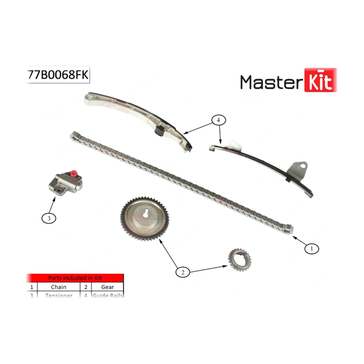 MASTER KIT Комплект цепи ГРМ