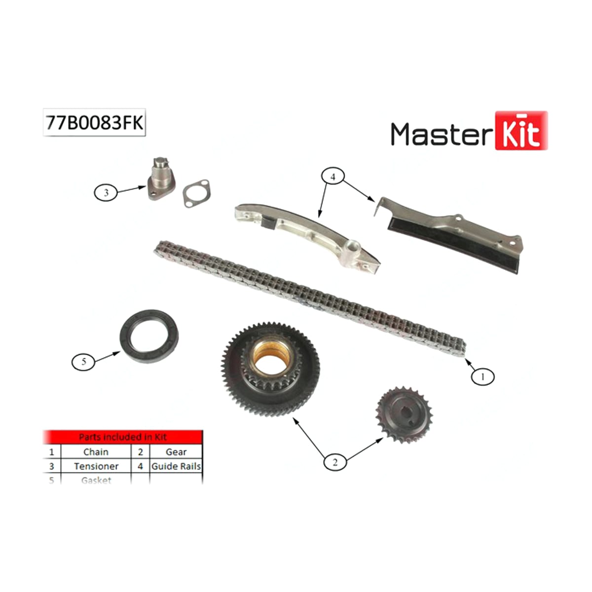 MASTER KIT Комплект цепи ГРМ