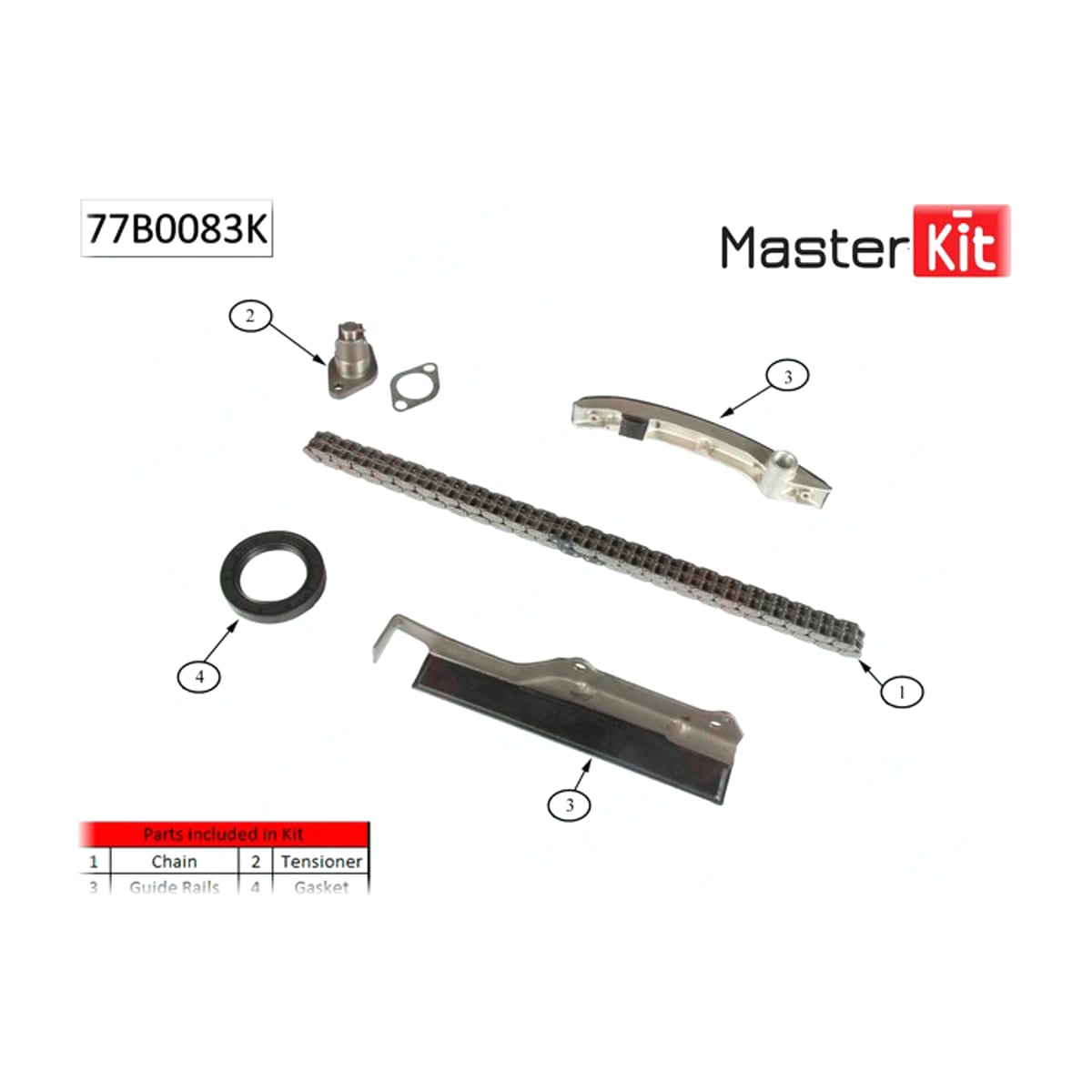 MASTER KIT Комплект цепи ГРМ