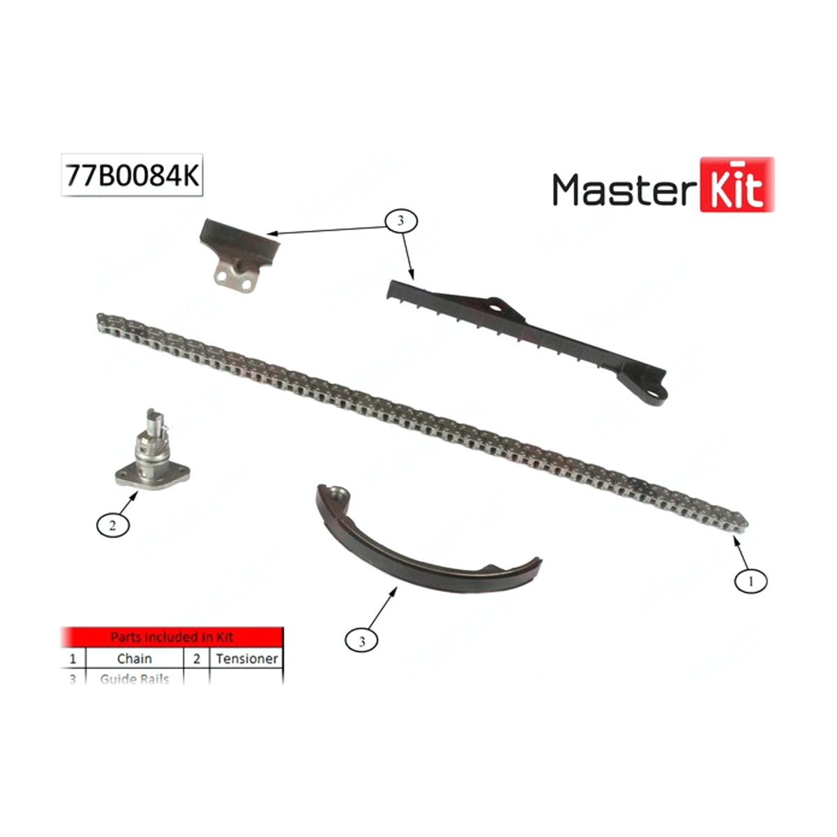 MASTER KIT Комплект цепи ГРМ 77B0084K