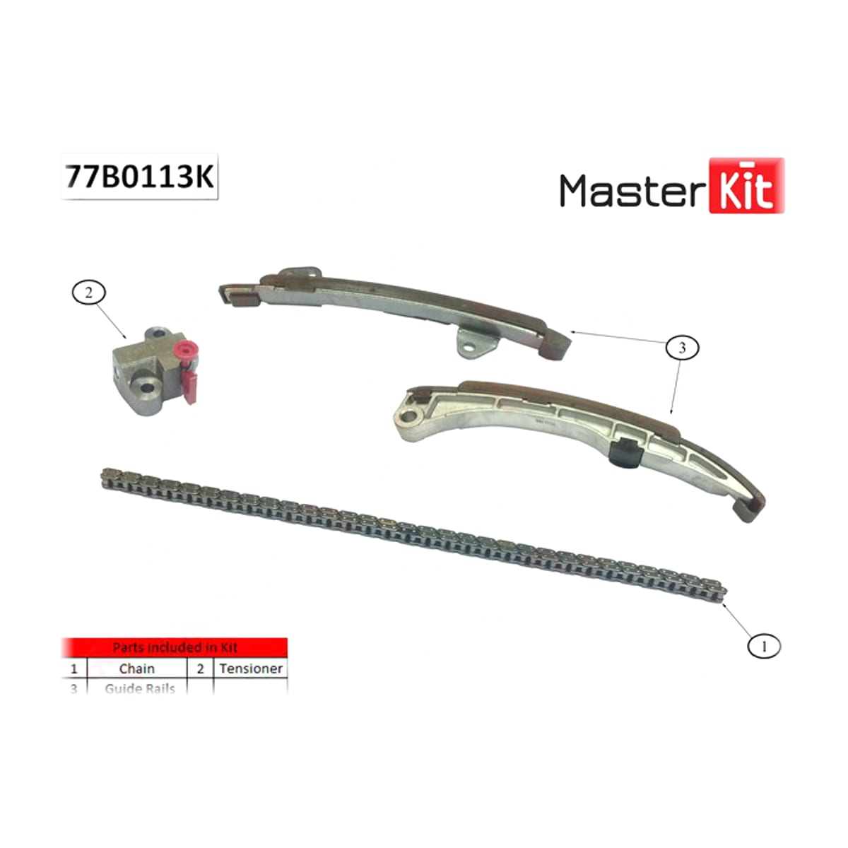 MASTER KIT Комплект цепи ГРМ
