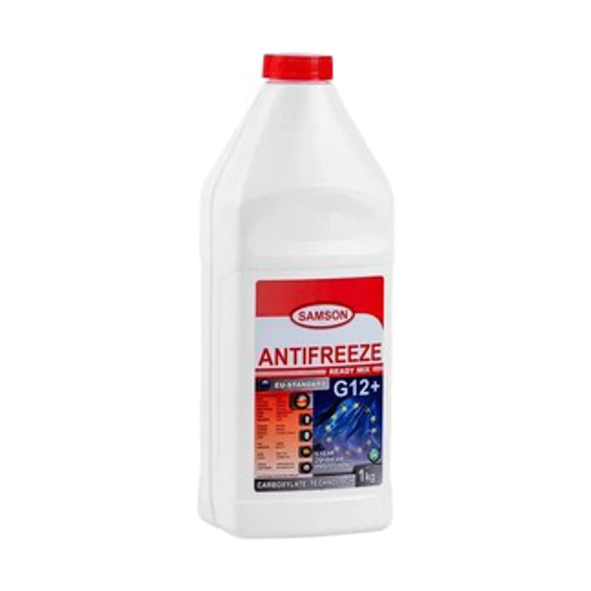 Деталь Антифриз, готовый раствор EU-Standard G12+ long life красный -37°C, 1кг SAMSON