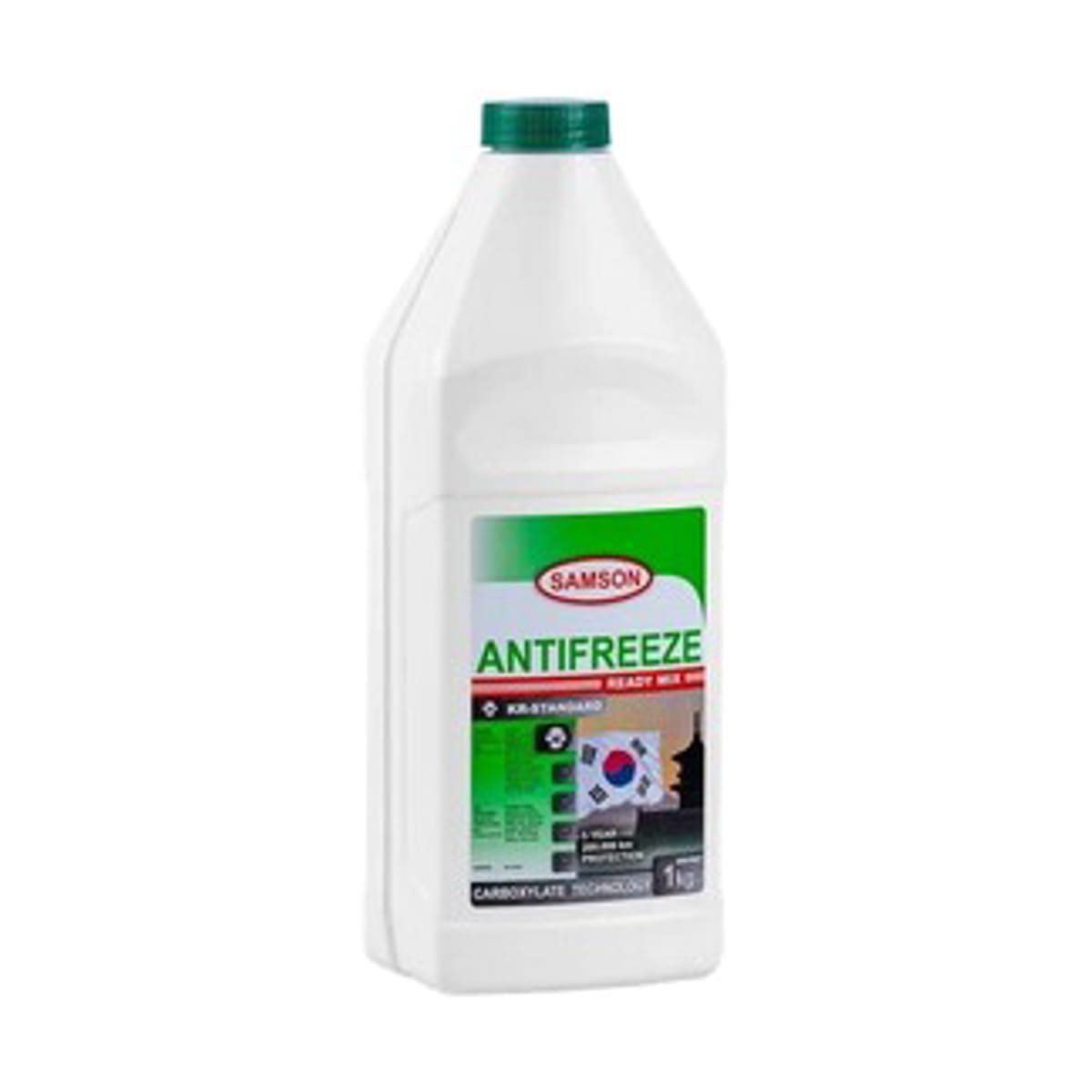 Деталь Антифриз, готовый раствор KOREA-Standard зелёный -37°C, 1кг SAMSON