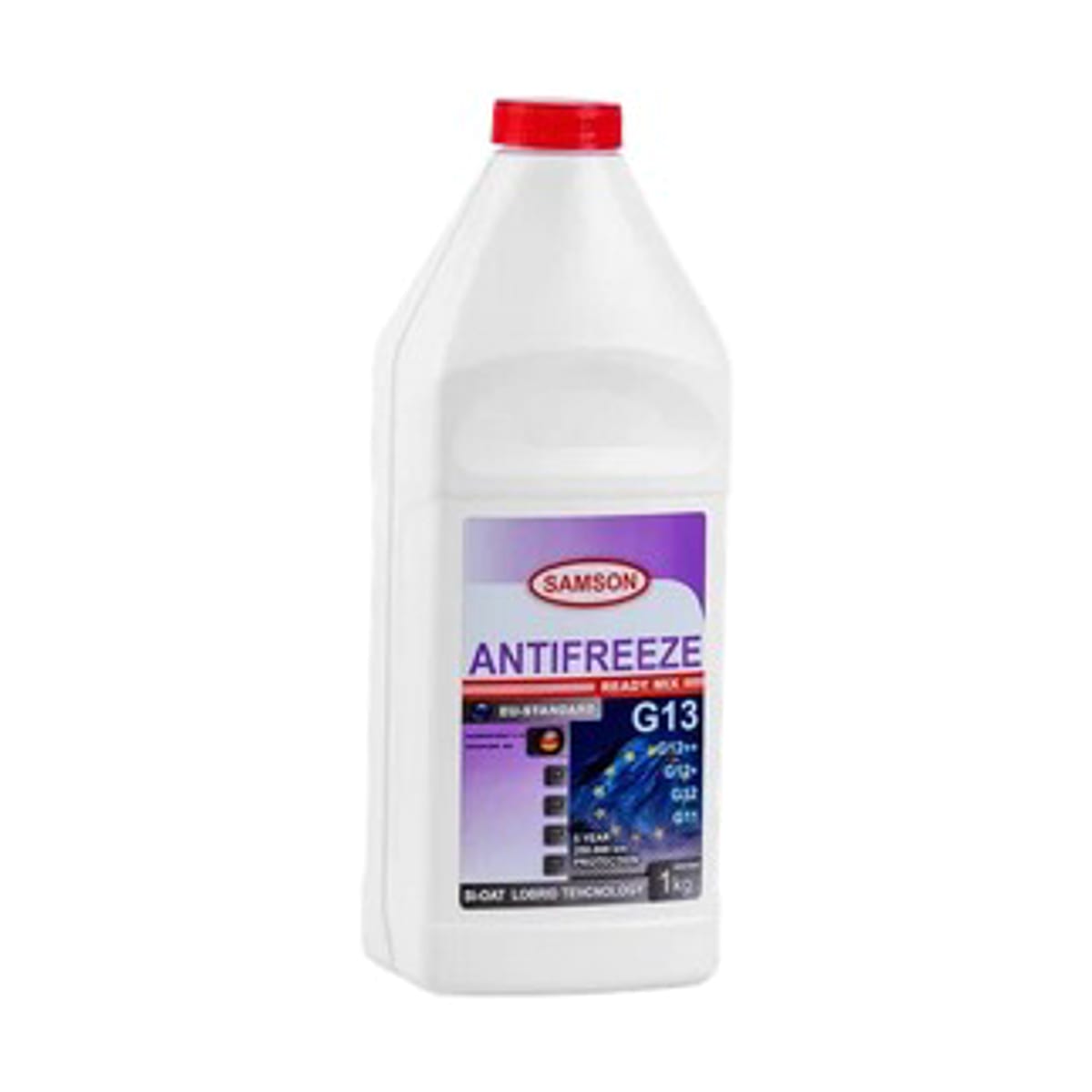 Деталь Антифриз, готовый раствор EU-Standard G13/G12++ фиолетовый -37°C, 1кг SAMSON
