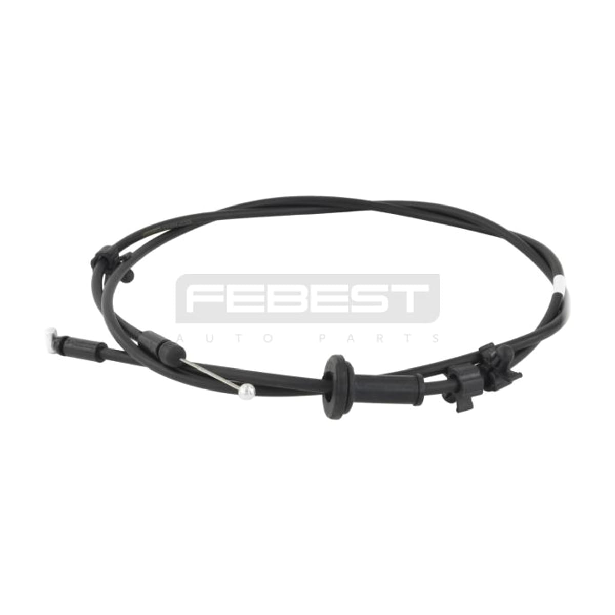 Деталь ТРОС ПРИВОДА ОТКРЫВАНИЯ ЗАМКА КАПОТА FEBEST