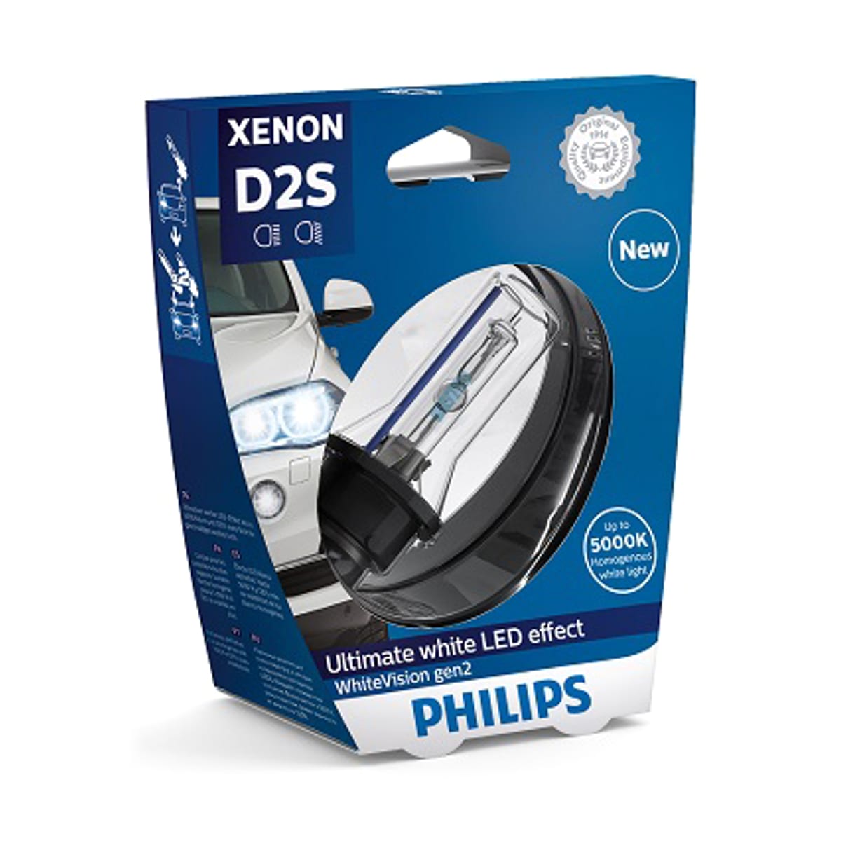 Деталь Лампа ксеноновая D2S WhiteVision gen2 +120% 85V 35W S1 PHILIPS