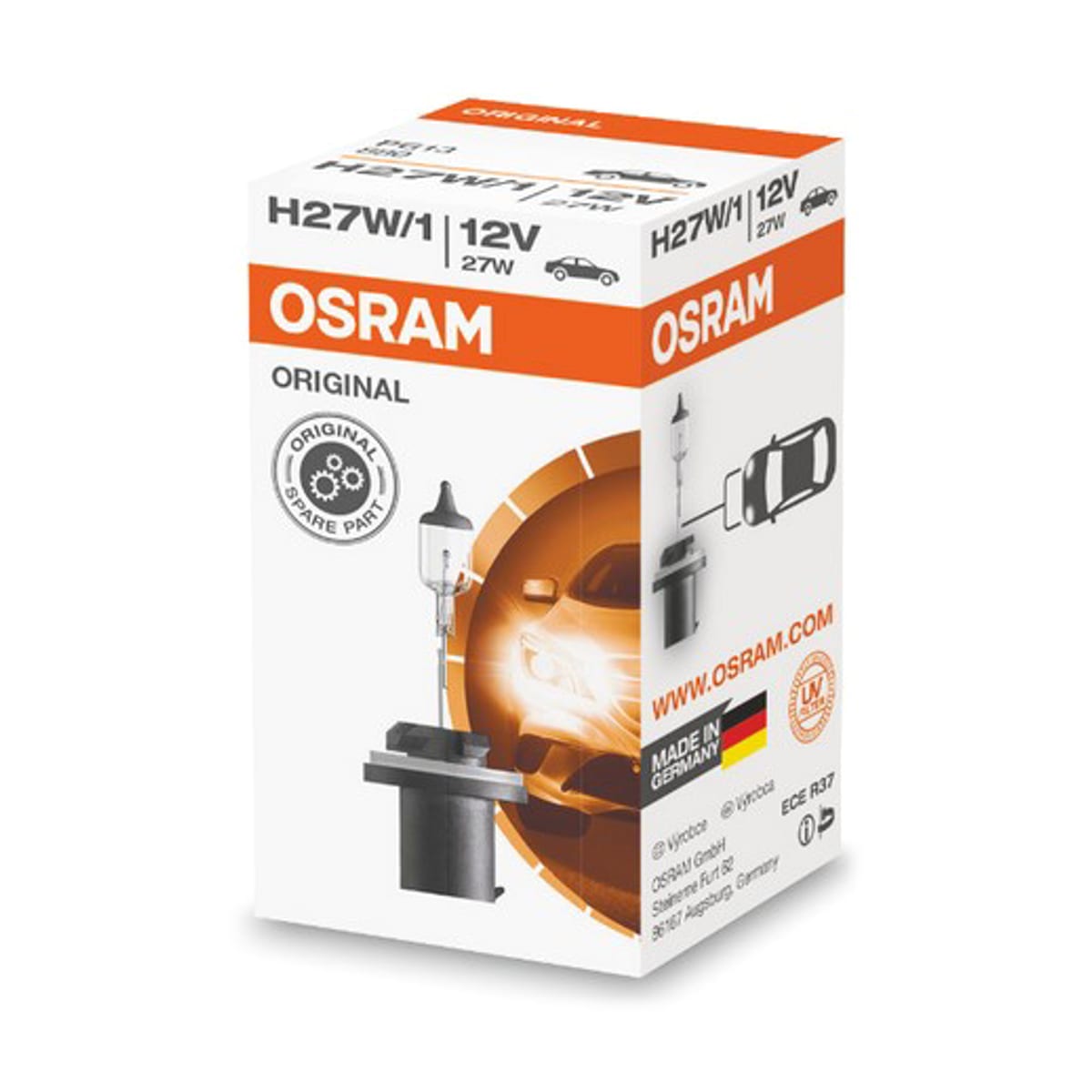OSRAM Лампа H27/1 12V 27W PG13 ORIGINAL LINE качество оригинальной з/ч (ОЕМ) 1 шт.