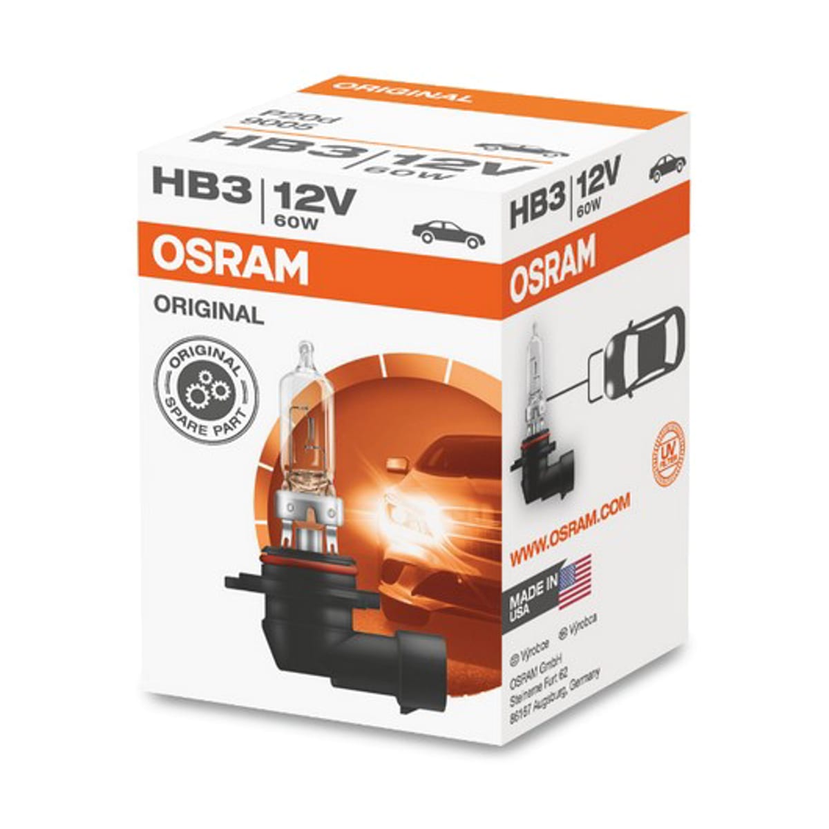 Деталь Лампа (HB3/ Галоген/ 12V 60W) OSRAM