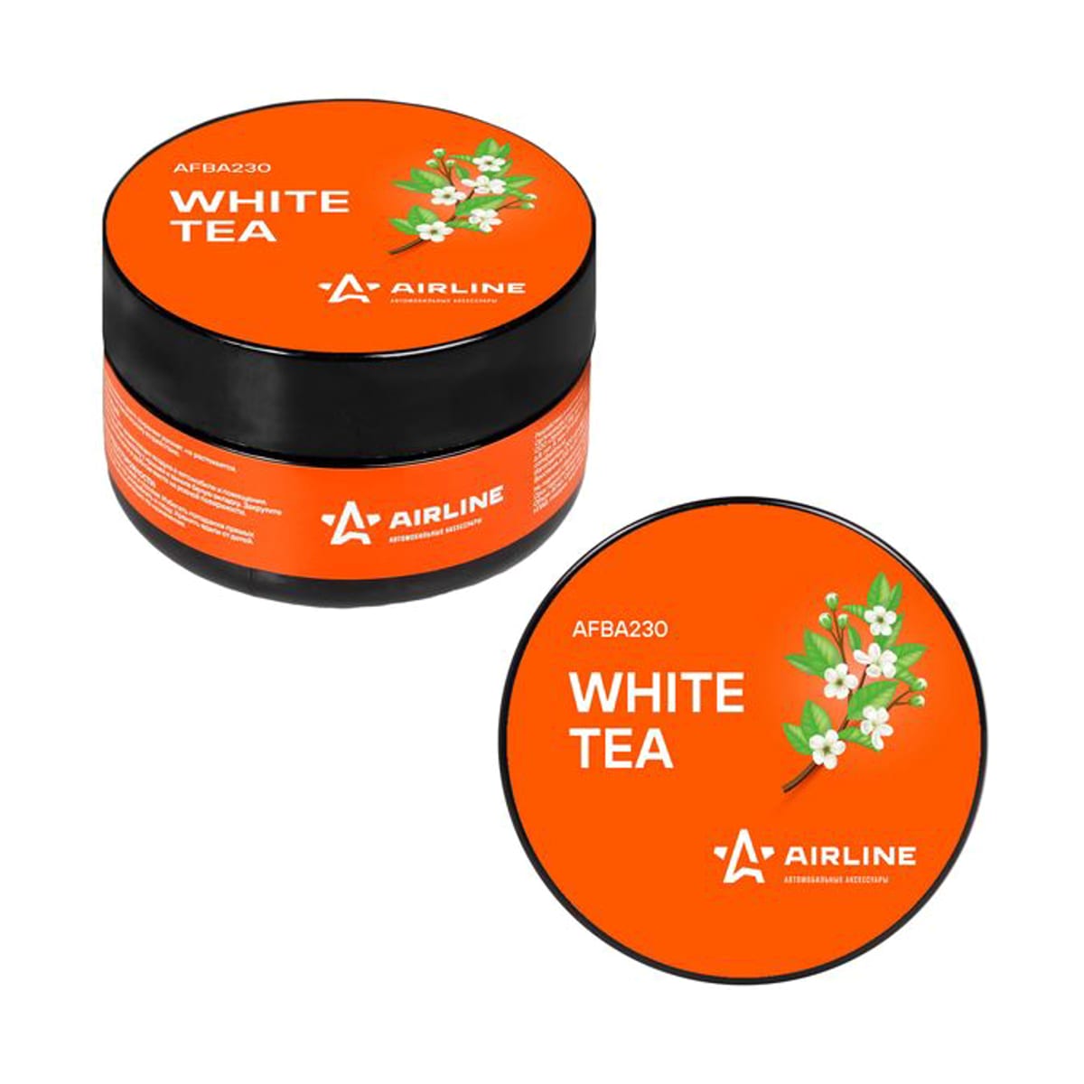 AIRLINE Ароматизатор - банка гелевый Планета 60мл white tea