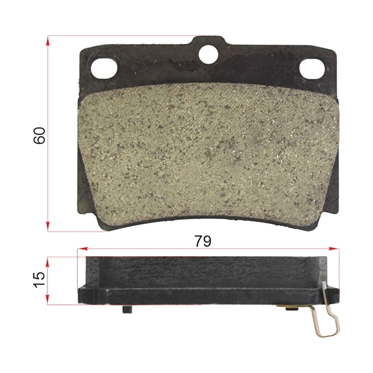 AKEBONO Колодки тормозные (Сзади) Mitsubishi Pajero 91-00 / Pajero Sport 96-21 AN468WK