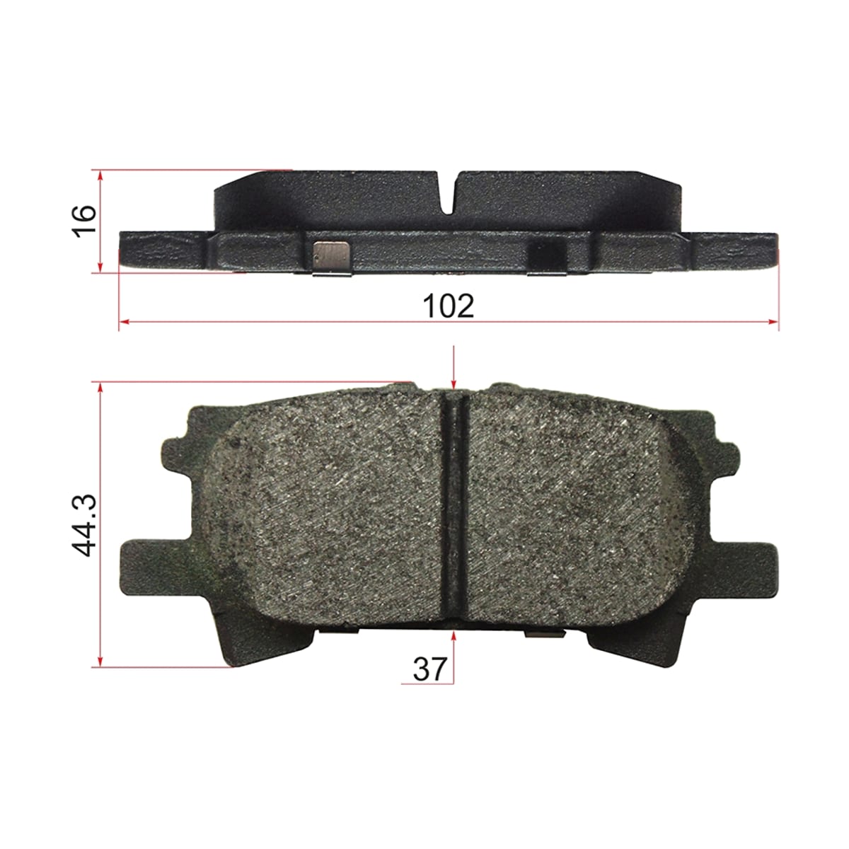 AKEBONO Колодки тормозные (Сзади) Lexus RX 03-09 / Toyota Harrier 03-13 AN688WK