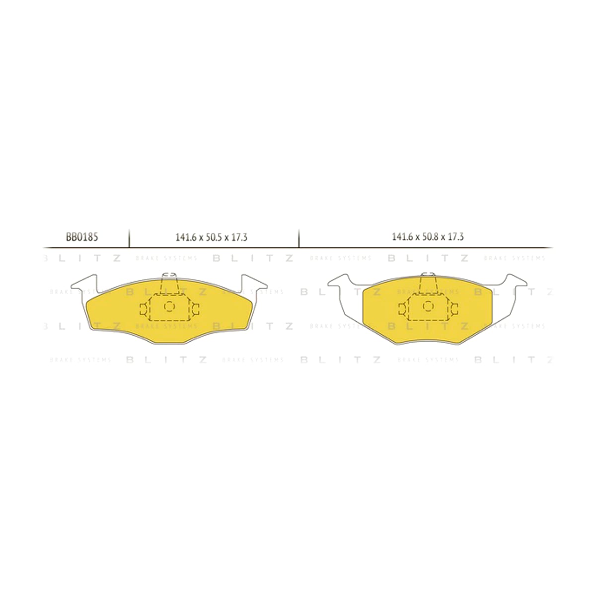 BLITZ Колодки тормозные дисковые