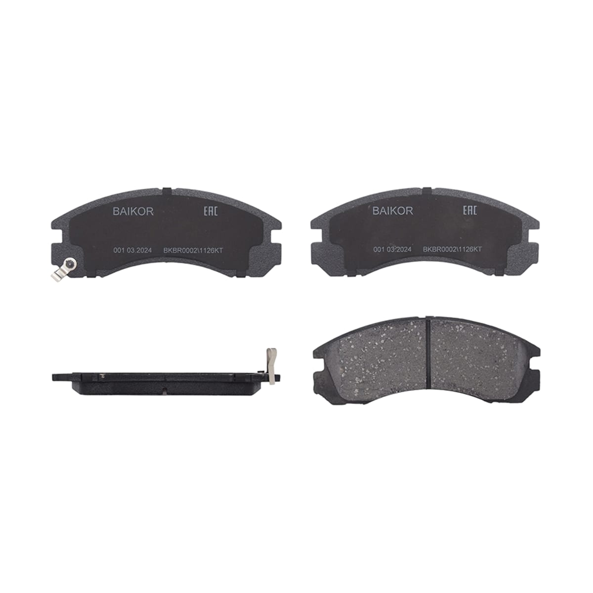 BAIKOR Колодки тормозные (Спереди) Mitsubishi L200 86-06 / Outlander 02-22 BKBR0002