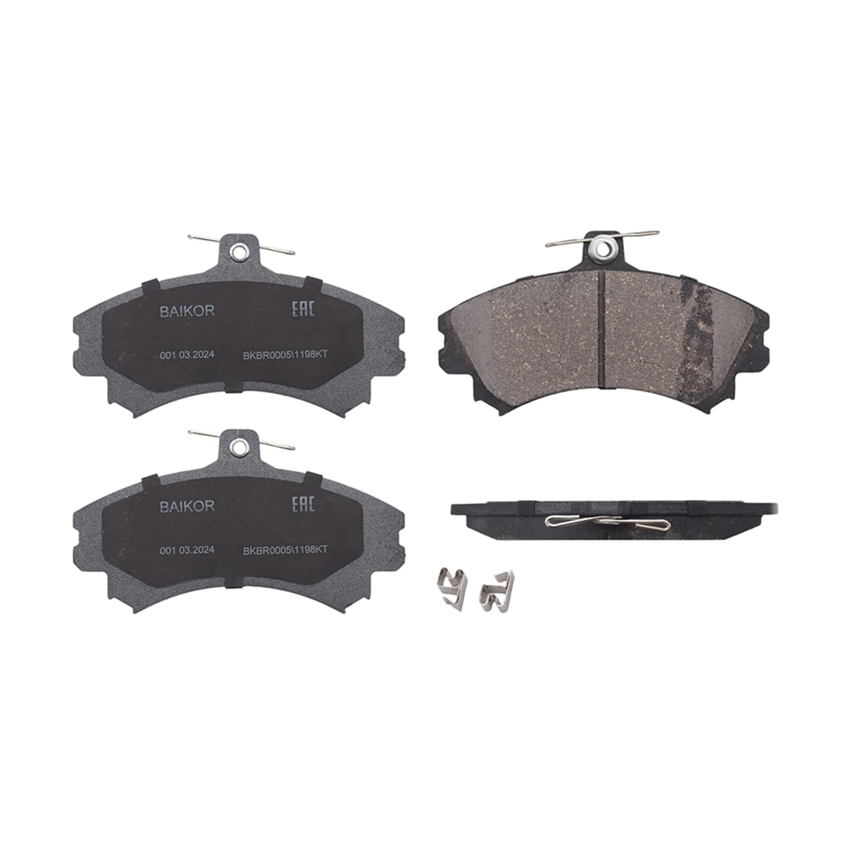 BAIKOR Колодки тормозные (Спереди) Mitsubishi Carisma 95-04 / Colt 02-12